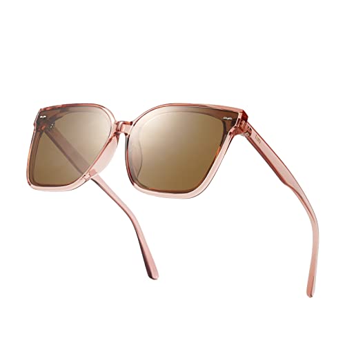 Rose Water Frame / Brown Lens