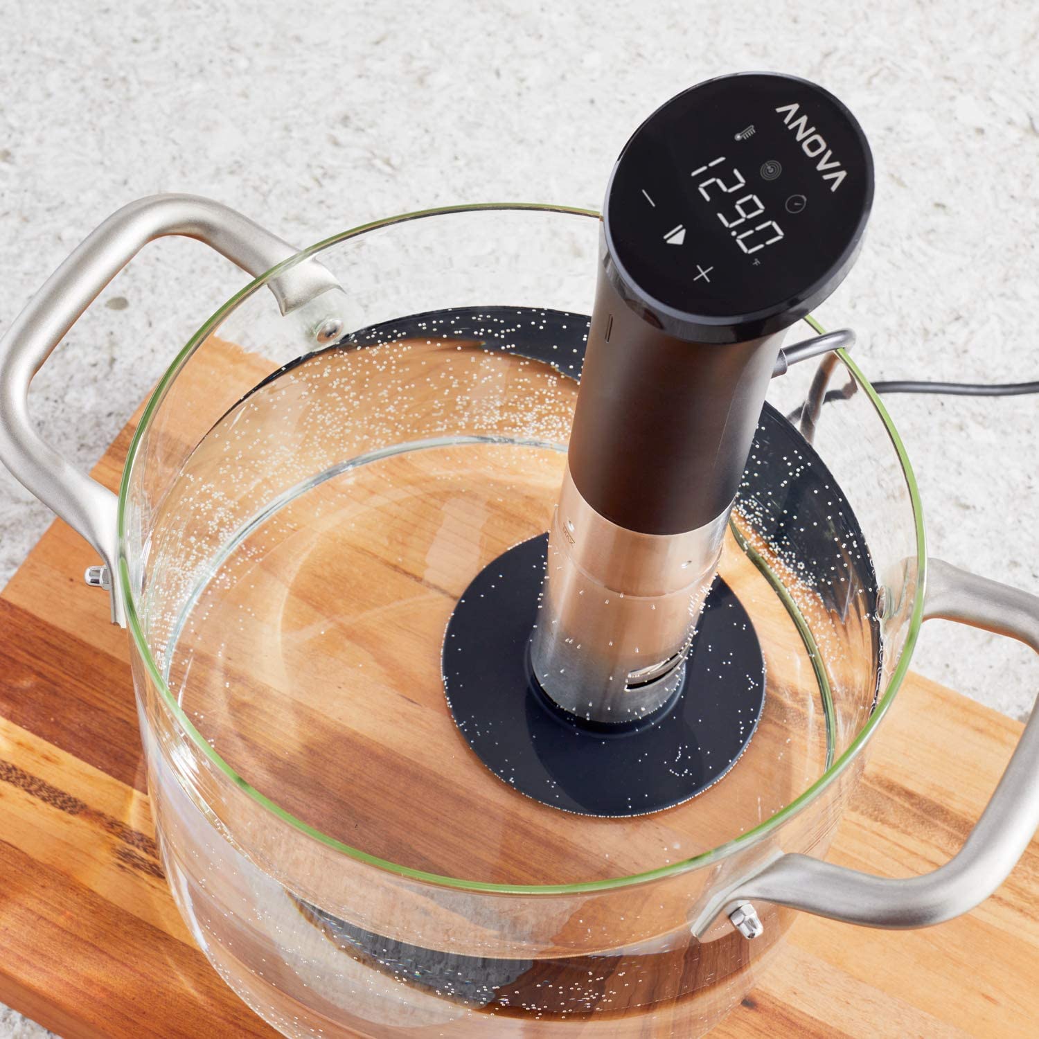 Anova Precision Cooker AN500 - Immersion Sous Vide Cooker for Home Chefs | Perfect for Steak, Chicken & Seafood | Compact & Portable Design in Black