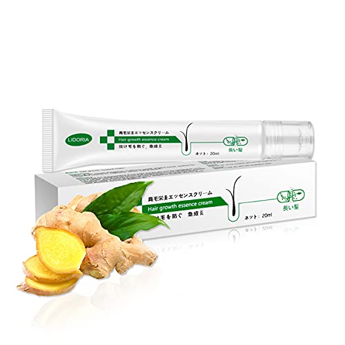 **Ginger Hair Growth Serum for Men & Women - Triple Roll-On Massager with Ginger Essence, Promotes Hair Regrowth, Reduces Hair Loss, 20ml (1 Pack) - Ideal for Thinning Hair & Scalp Care**