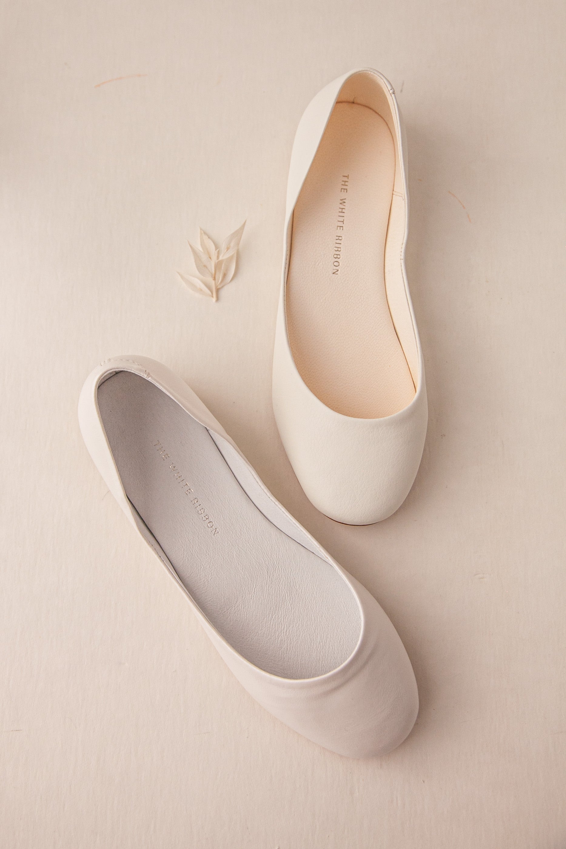 MILA BALLET FLATS - Women's Pearl Ivory Comfortable Ballet Shoes for Work & Casual Wear | Perfect for Office, Travel & Everyday Outfits