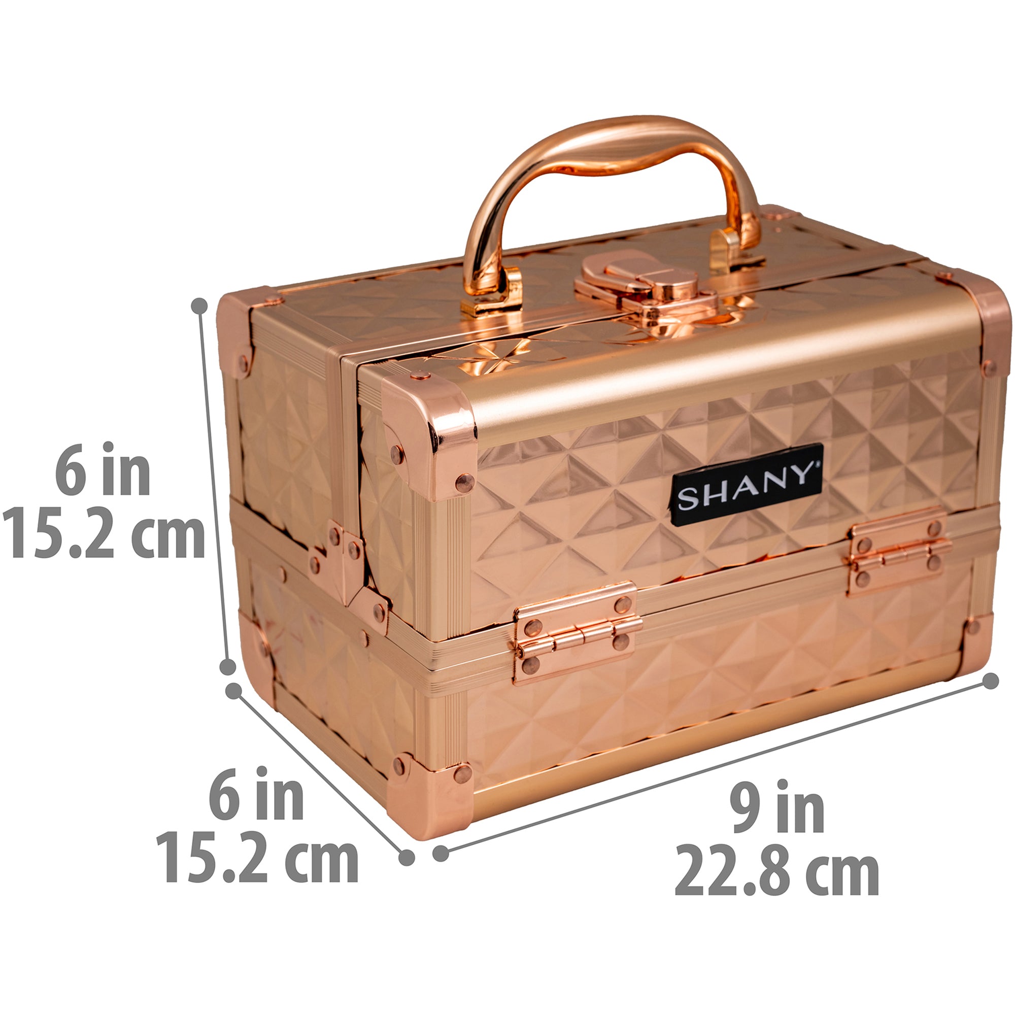 Professional Makeup Train Case with Mirror - Portable Cosmetic Organizer for Makeup Artists & Travel - Perfect for Salon, Home, and On-the-Go Beauty Needs