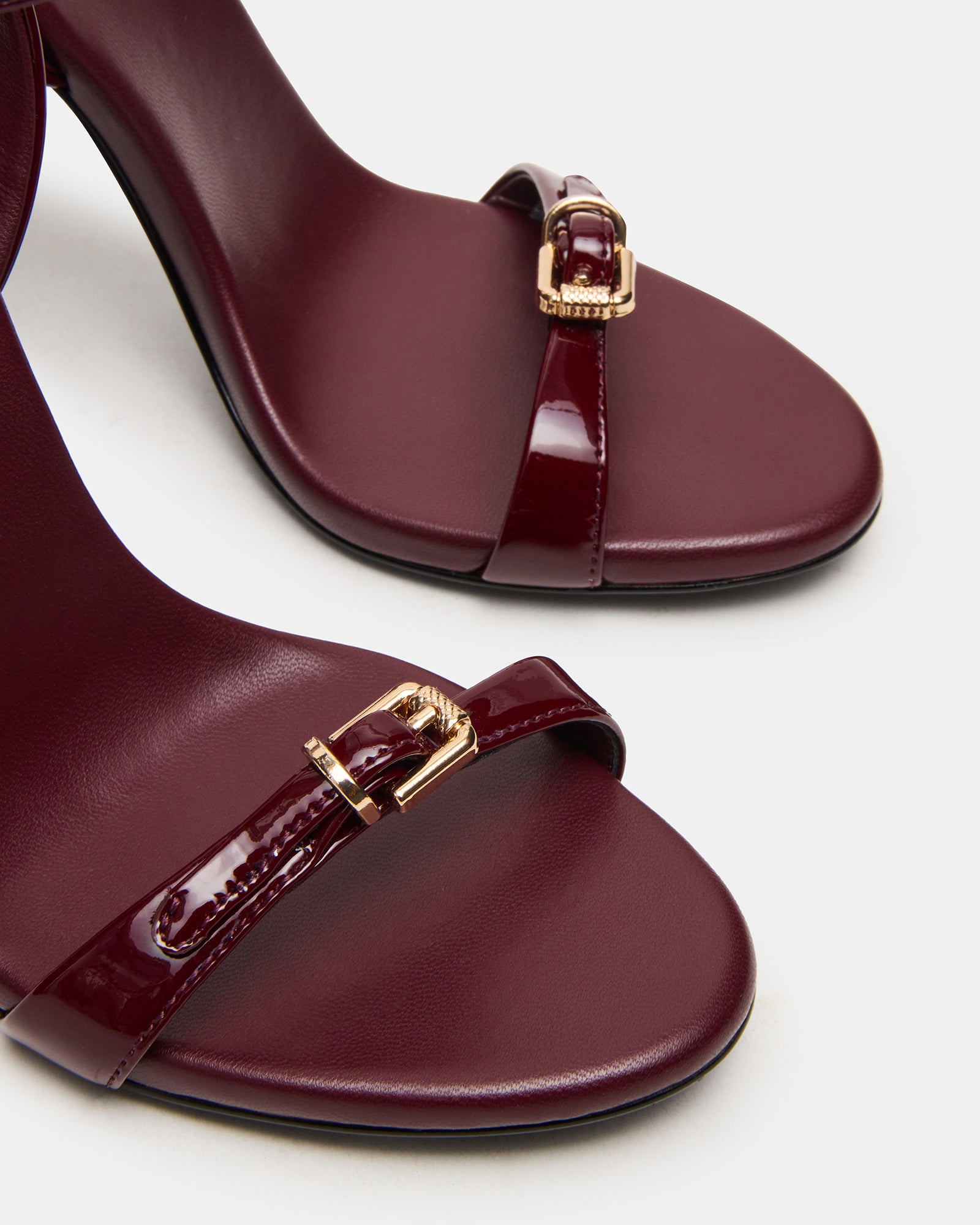 FOXX BURGUNDY PATENT LEATHER SHOES - Stylish & Comfortable Women's Dress Shoes for Work, Party & Evening Events