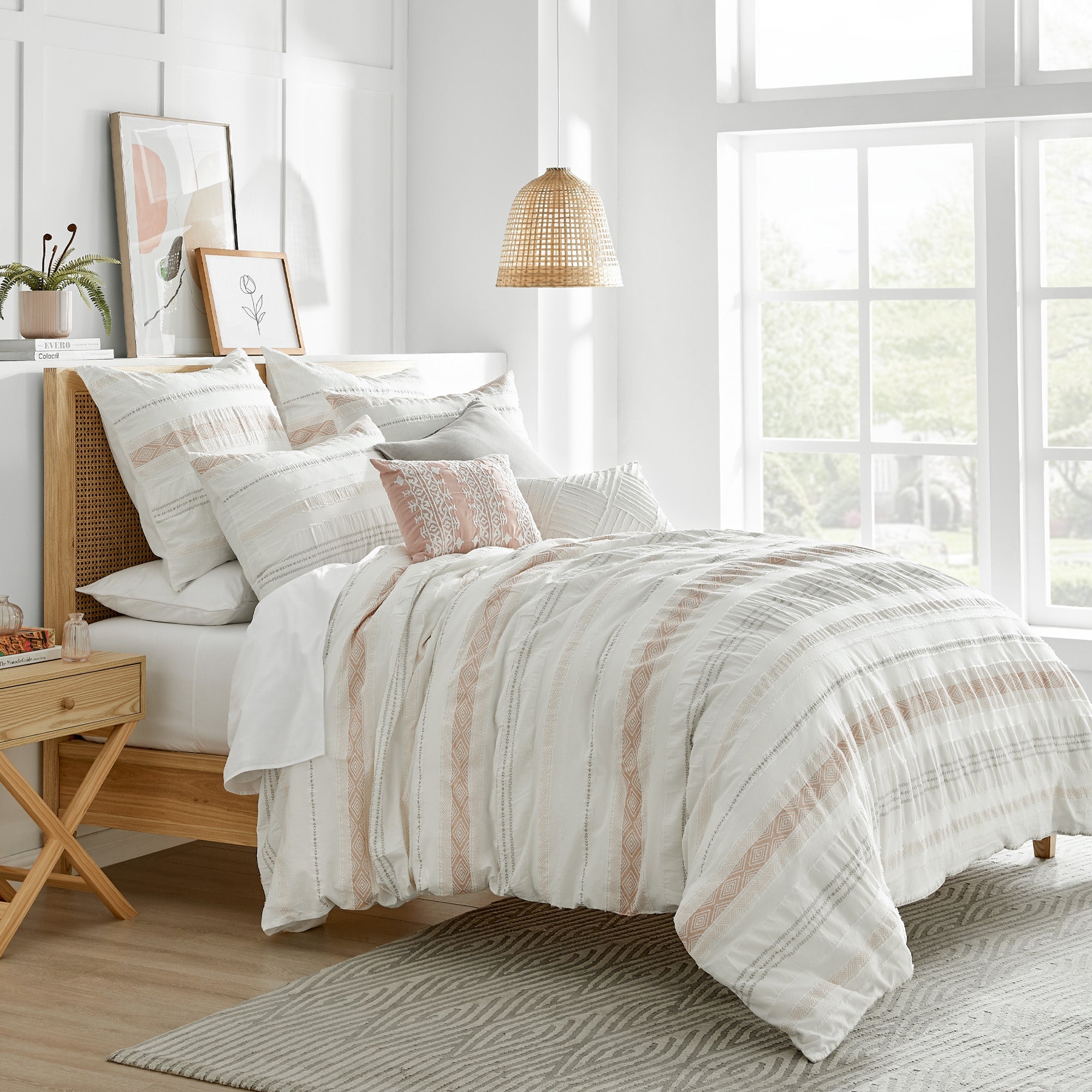 Pickford Euro Sham Pillowcase Set of 2 - Standard Size 26x26 Inch - Luxury Hotel Quality Bedding - Perfect for Guest Rooms, Master Bedrooms & Home Decor