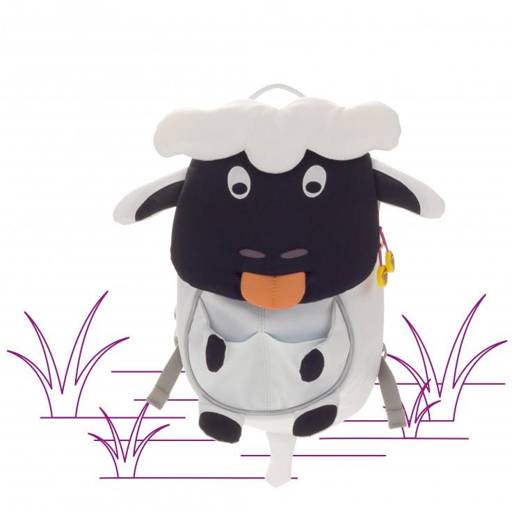 Affenzahn Small Sheep Backpack for Kids - Lightweight & Durable School Bag for Boys & Girls - Perfect for Preschool, Daycare & Outdoor Adventures