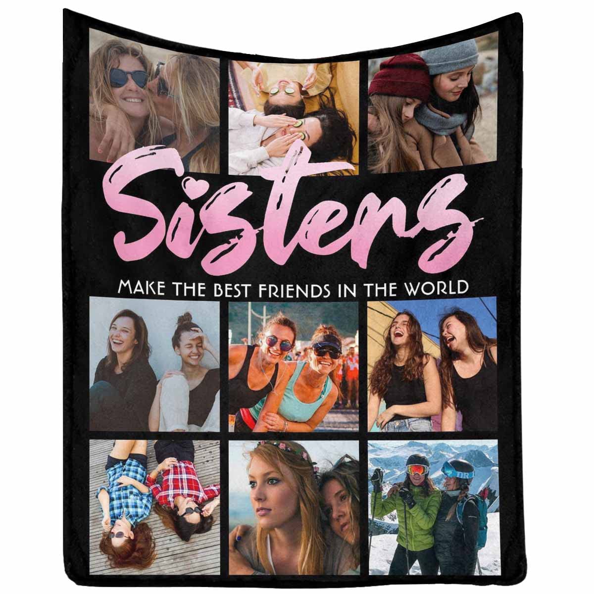 Bestie Gifts for Women - Soft 50x60 Inch Cozy Blanket for Sister, Best Friend Birthday Gift | Perfect for Bed, Sofa, Movie Nights & Relaxation