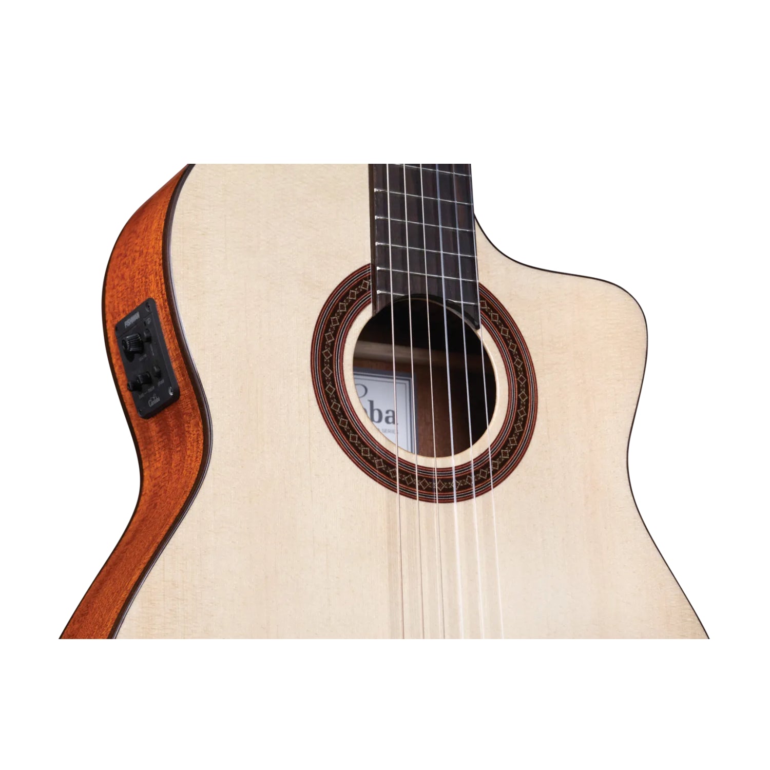 Córdoba C5 CE Nylon String Acoustic Electric Guitar - Natural Spruce Top | Classical Guitar for Beginners & Professionals | Perfect for Home Practice, Live Performances & Studio Recording