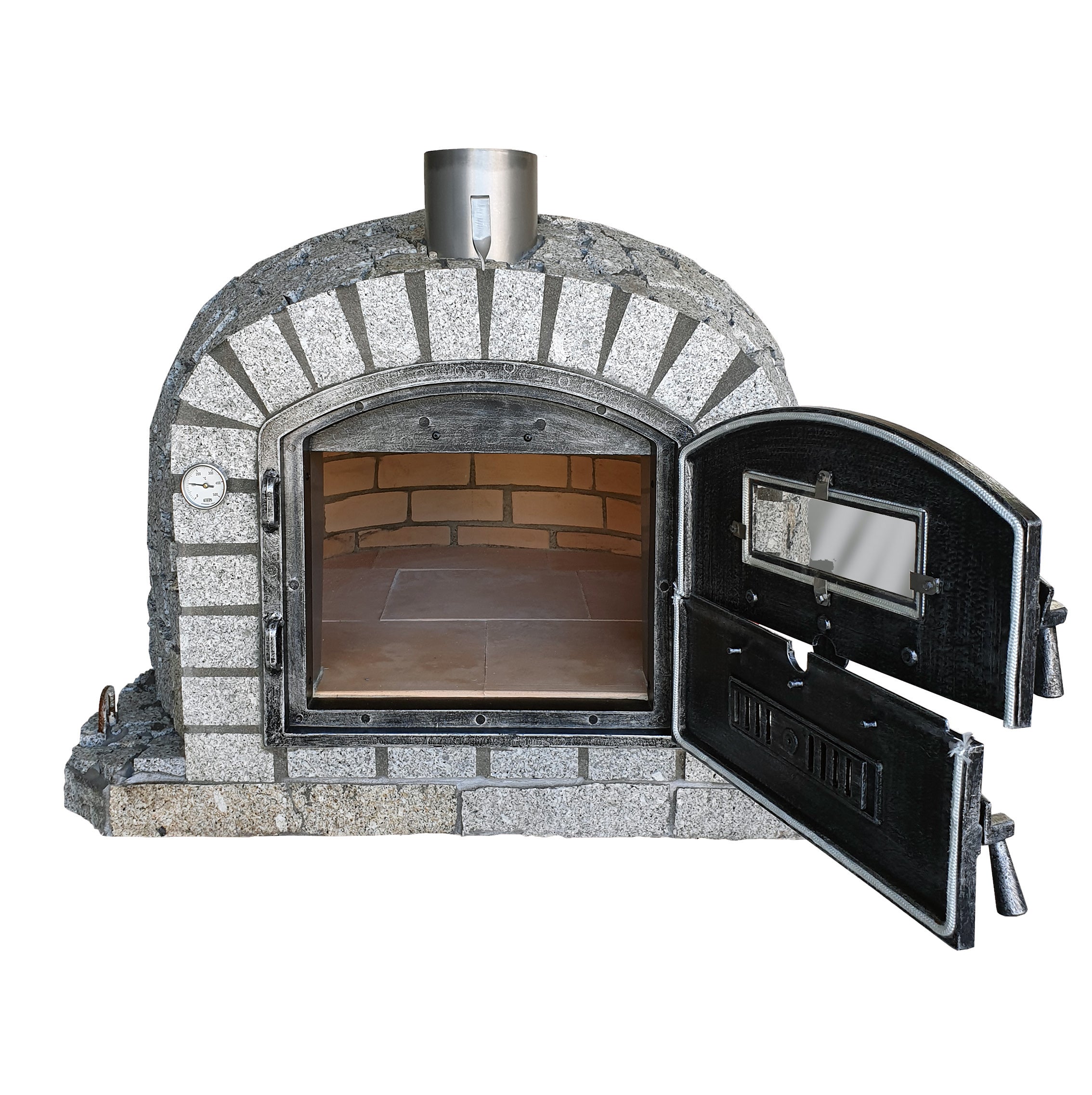 Premium Lisboa Azul Outdoor Pizza Oven - New Model for Authentic Wood-Fired Pizza | Perfect for Backyard Parties, Camping & Italian Cooking
