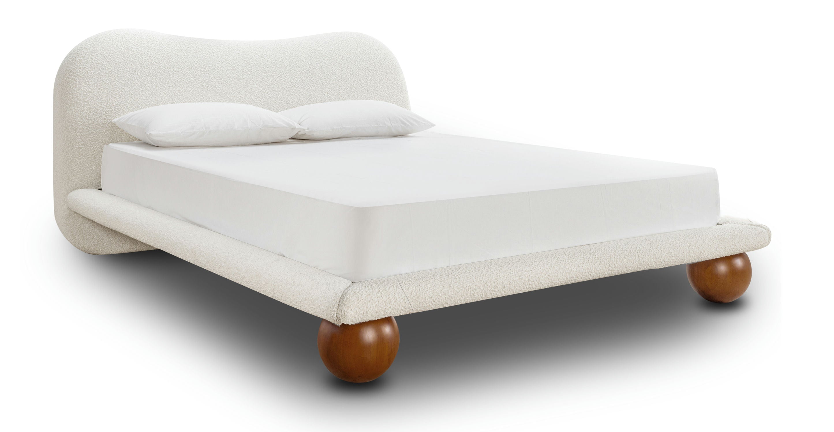 Orbit Queen Size Bed Frame - Sturdy Metal Platform Bed with Noise-Free Support, Easy Assembly - Perfect for Master Bedrooms, Guest Rooms & Small Spaces