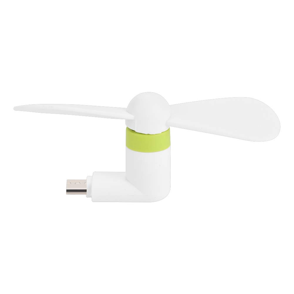 Portable USB Desk Fan - Lightweight Mini Personal Fan with USB Power, Perfect for Office, Home, and Travel - Great for Company Promotional Gifts (White)