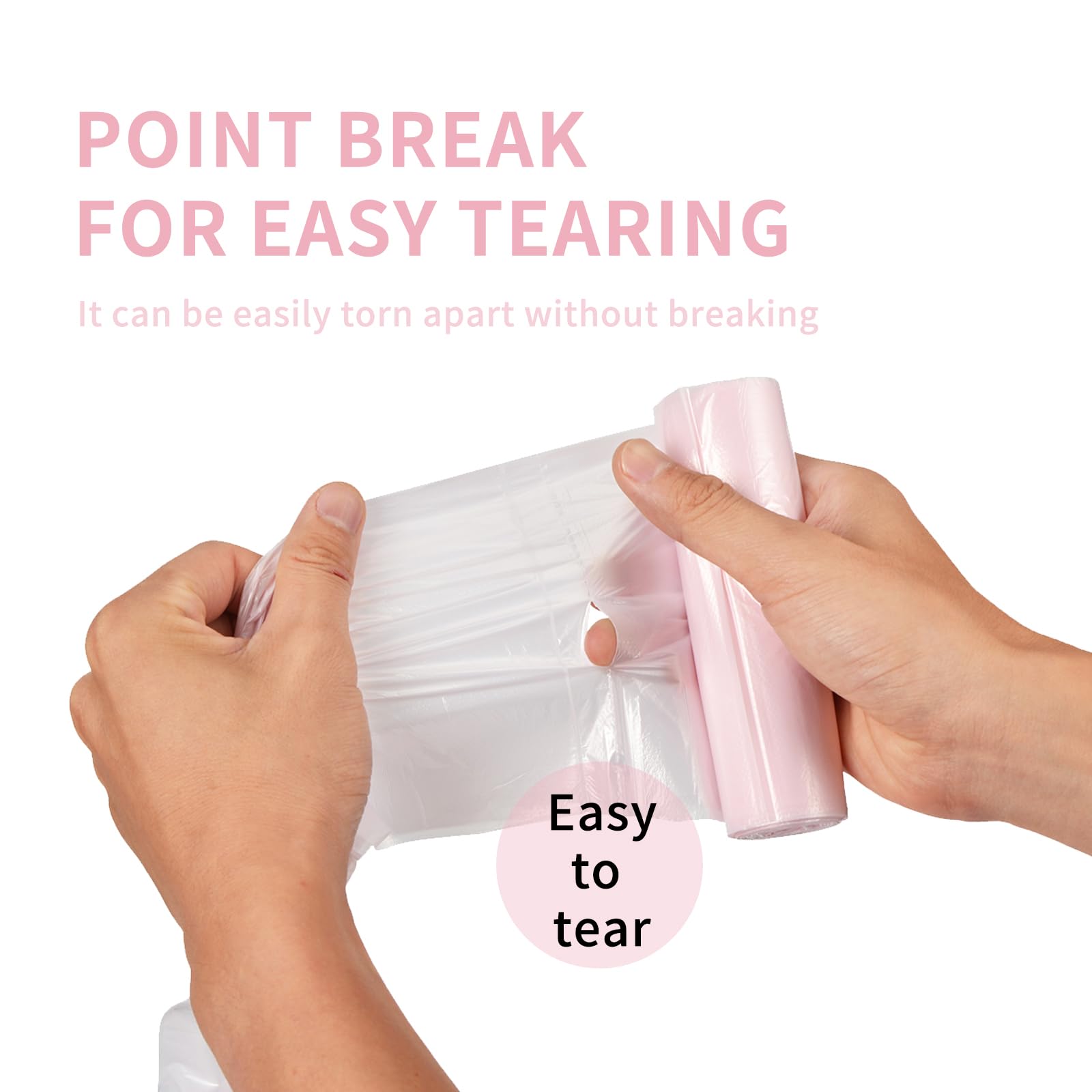 4 Gallon Trash Bags - Heavy Duty Tall Kitchen Garbage Bags, Extra Strong Leak Proof Liners for Bathroom, Bedroom, Office | Perfect for Waste Disposal, Cleaning & Organizing Spaces
