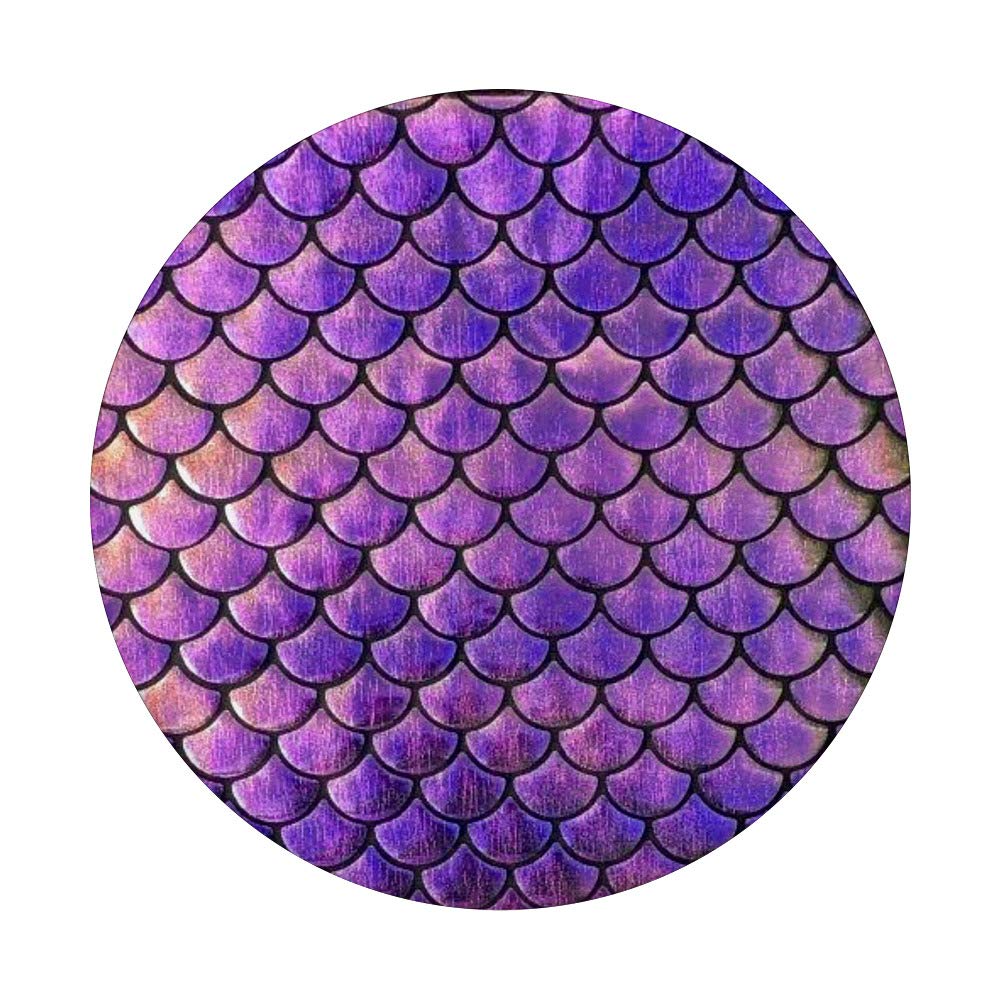 Purple Violet Iridescent Mermaid Tail Scales - Shimmery Fish Scale Fabric for Costumes, Mermaid Tails & Fantasy Cosplay