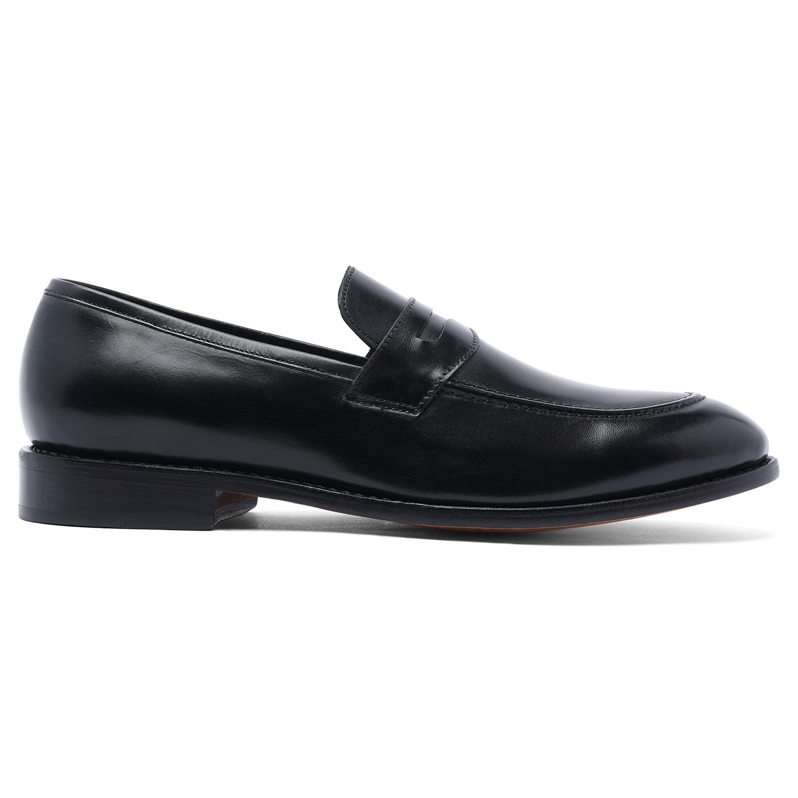 Anthony Veer Gerry Penny Loafers for Men - Genuine Leather Slip-On Dress Shoes with Goodyear Welt Construction & Ortholite® Comfort Footbed | Recraftable Leather Outsole | Perfect for Business, Office & Formal Occasions