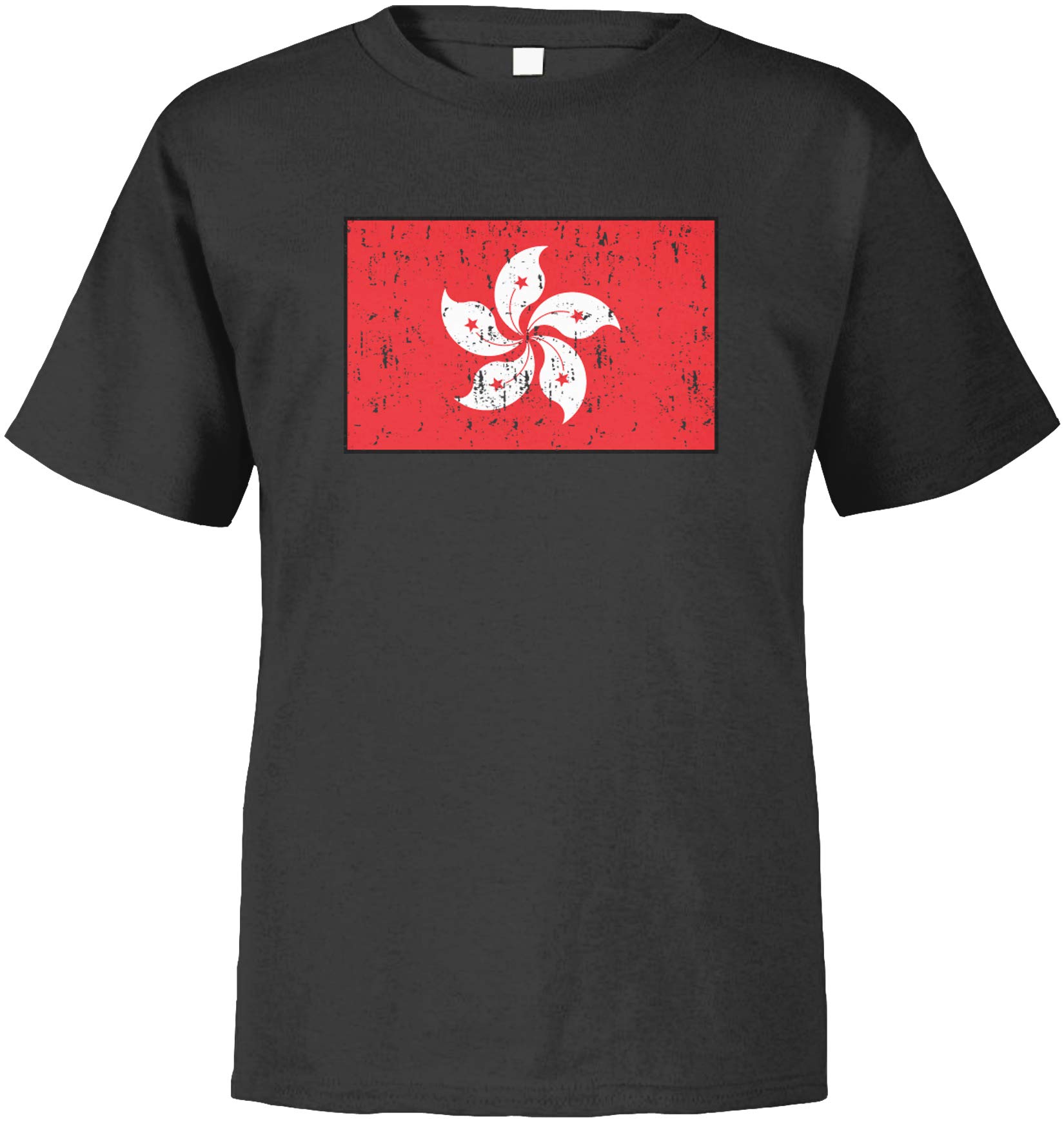 Amdesco Hong Kong Flag Toddler T-Shirt - Patriotic Baby Clothes for Boys & Girls | Perfect for National Day, Family Events & Cultural Celebrations