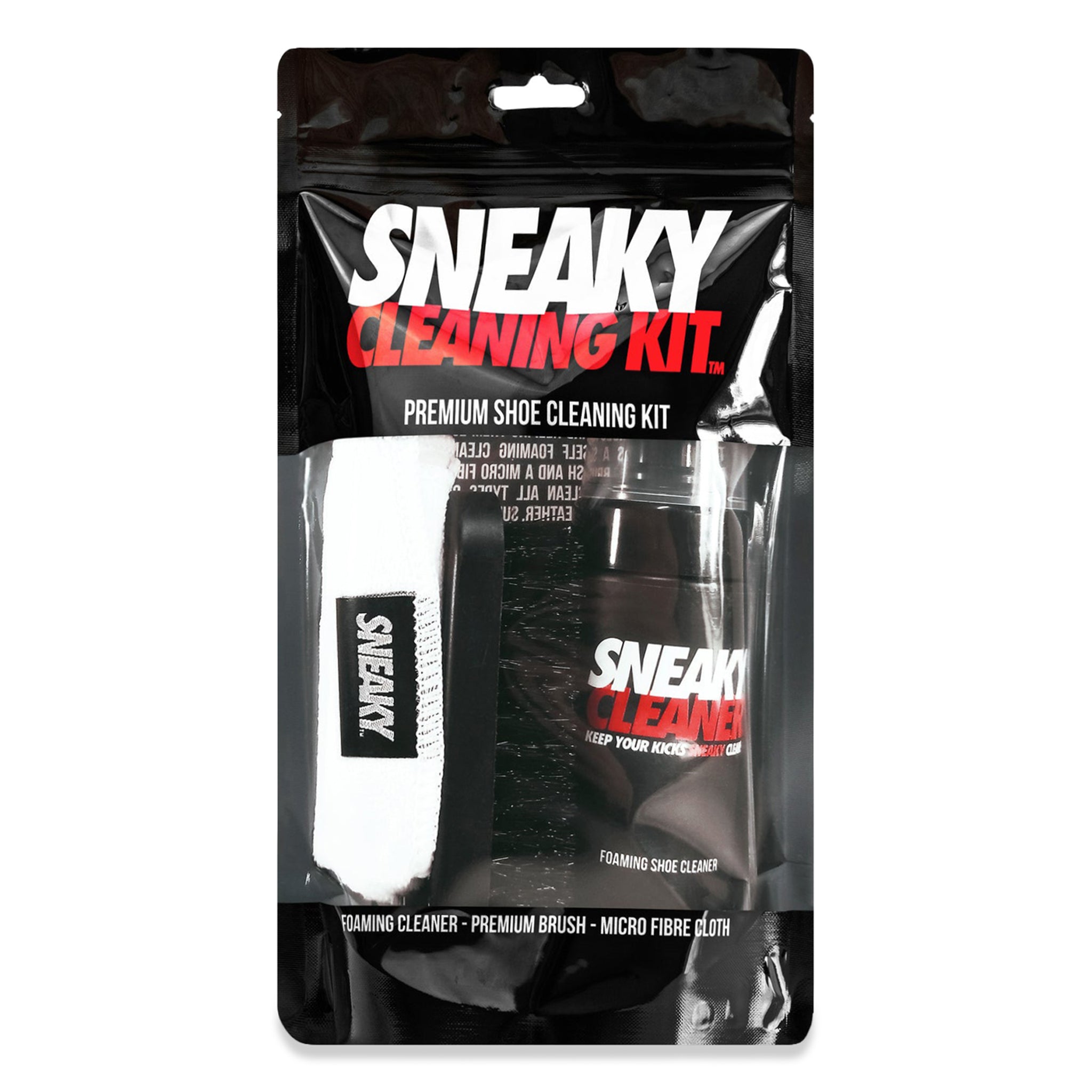 Premium Sneaky Cleaning Kit for Shoes & Trainers - Gentle Brush & Effective Solution for Fresh, Spotless Footwear - Perfect for Gym, Sports & Daily Wear