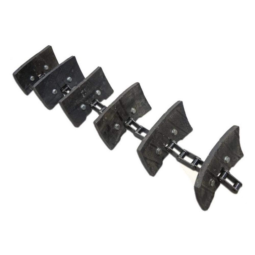 RAParts AMAH162442 Clean Grain Elevator Chain with Durable Rubber Paddles - Replacement Part for Grain Handling Equipment - Perfect for Farm Harvesting, Grain Storage & Agricultural Machinery Maintenance