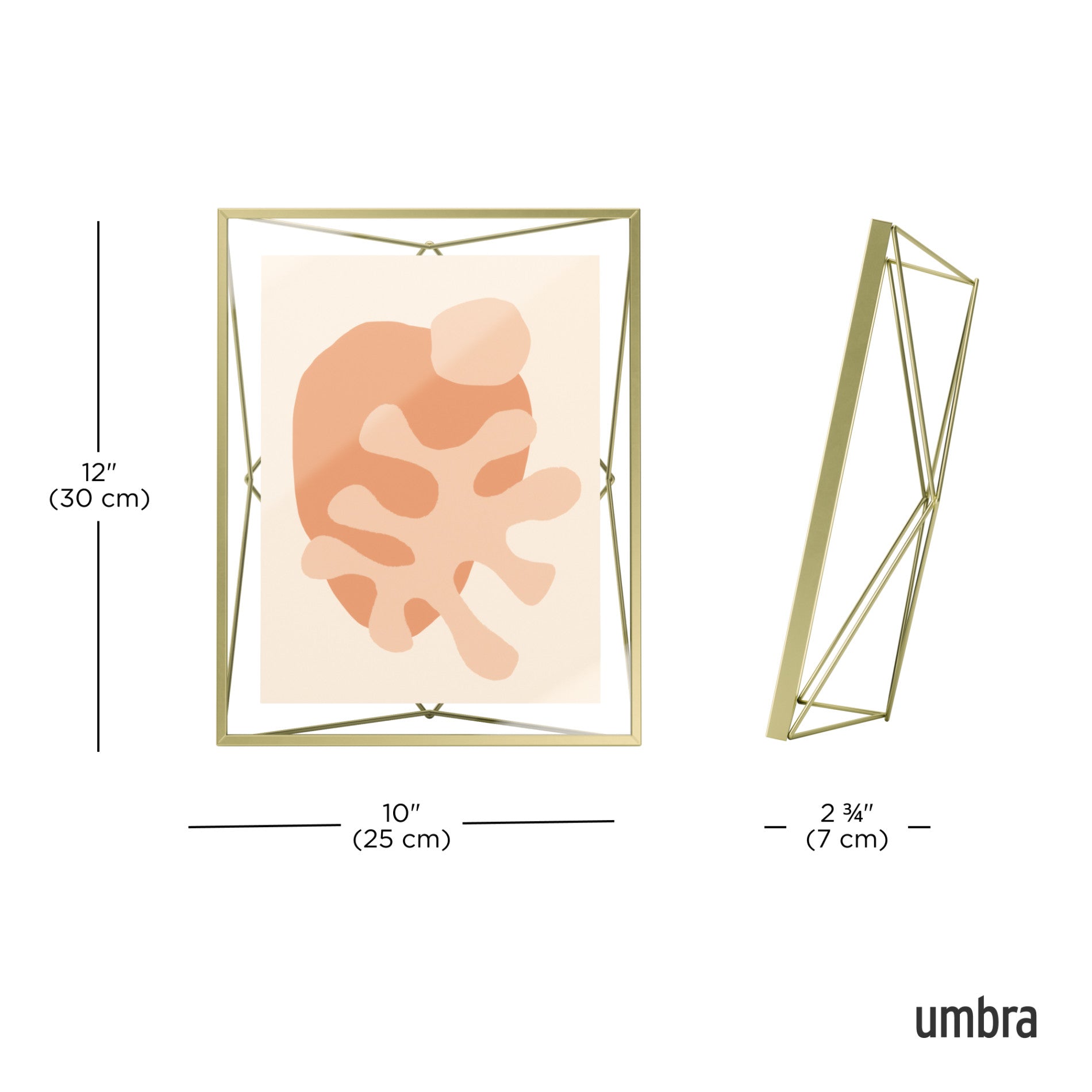 Prisma Picture Frame - Elegant Modern Photo Display for Wall & Tabletop - Perfect for Home Decor, Office, and Gift Giving