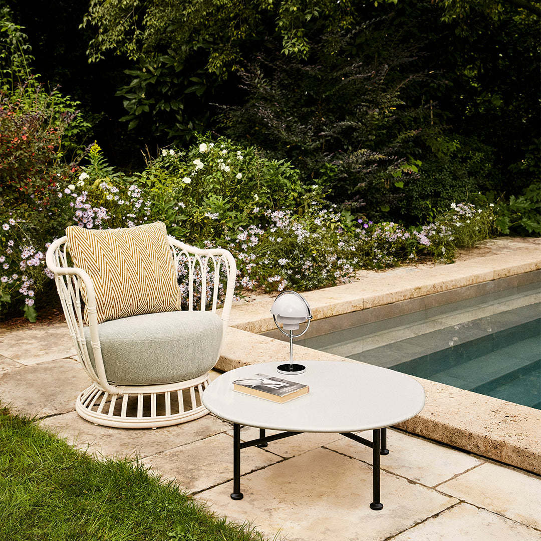 Grace Outdoor Lounge Chair - Waterproof & Comfortable Patio Furniture for Poolside, Garden, and Backyard Relaxation