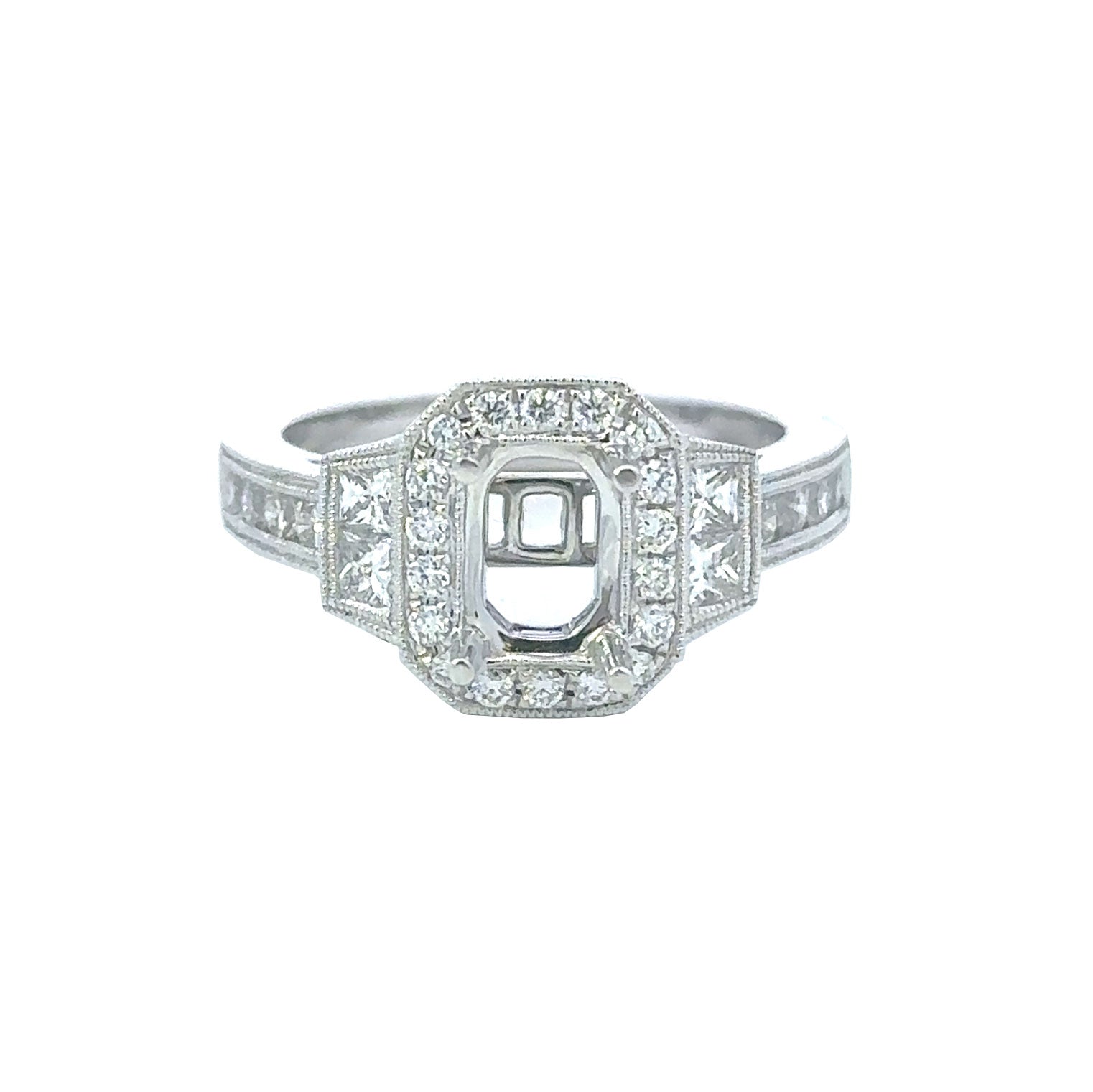 Exquisite Diamond Ring Mounting for Engagement & Wedding Bands – Perfect for Proposals, Anniversaries & Special Occasions