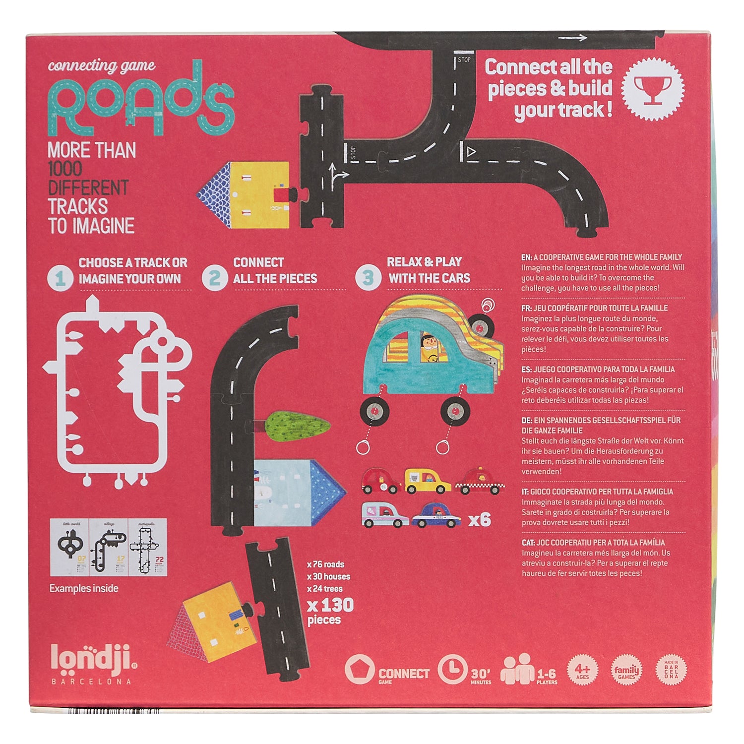Roads Connecting Game - Fun and Interactive Board Game for Family Game Night | Perfect for Kids and Adults | Strategy and Adventure Game for Parties and Gatherings