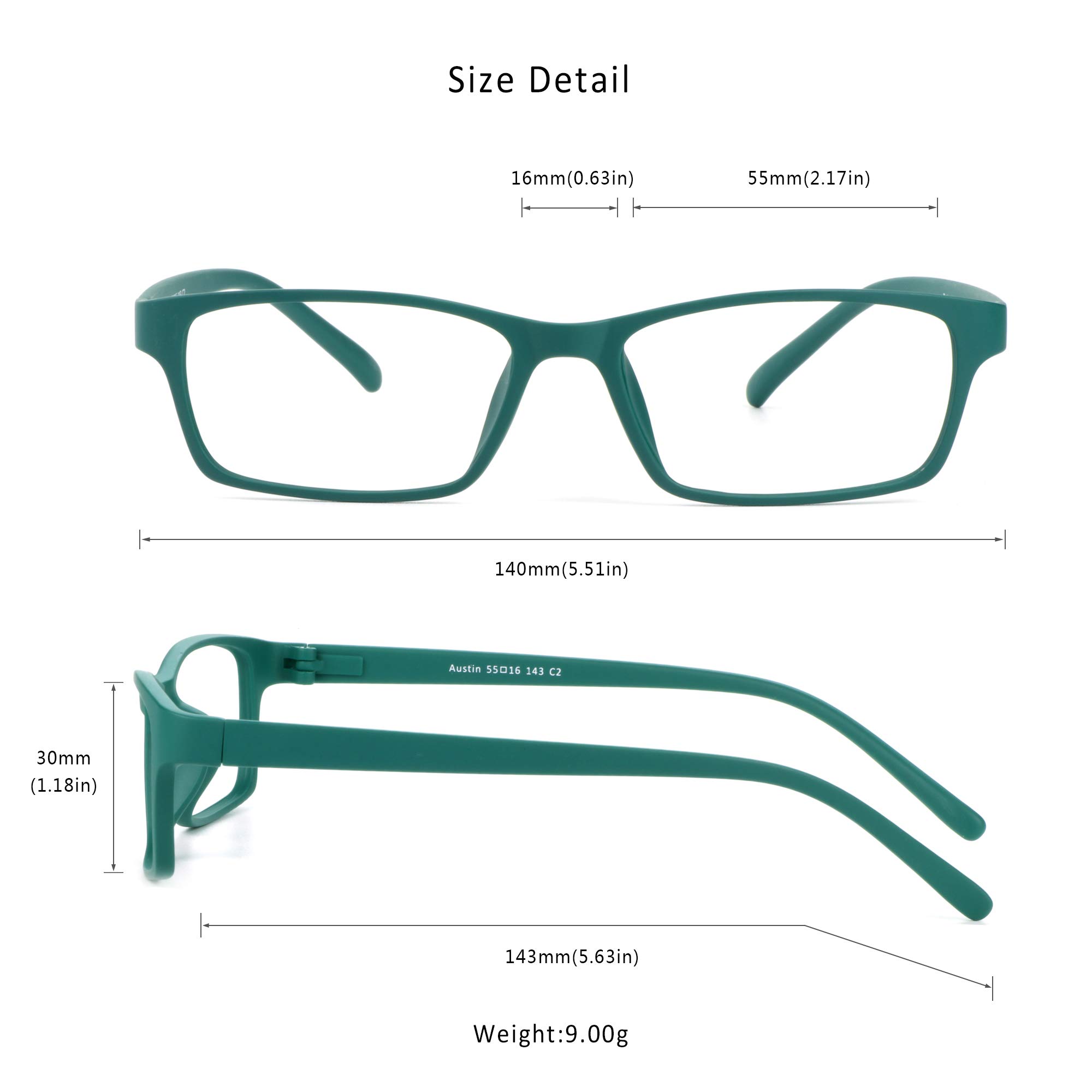 Blue Light Blocking Glasses for Computer & Gaming - Anti Eyestrain