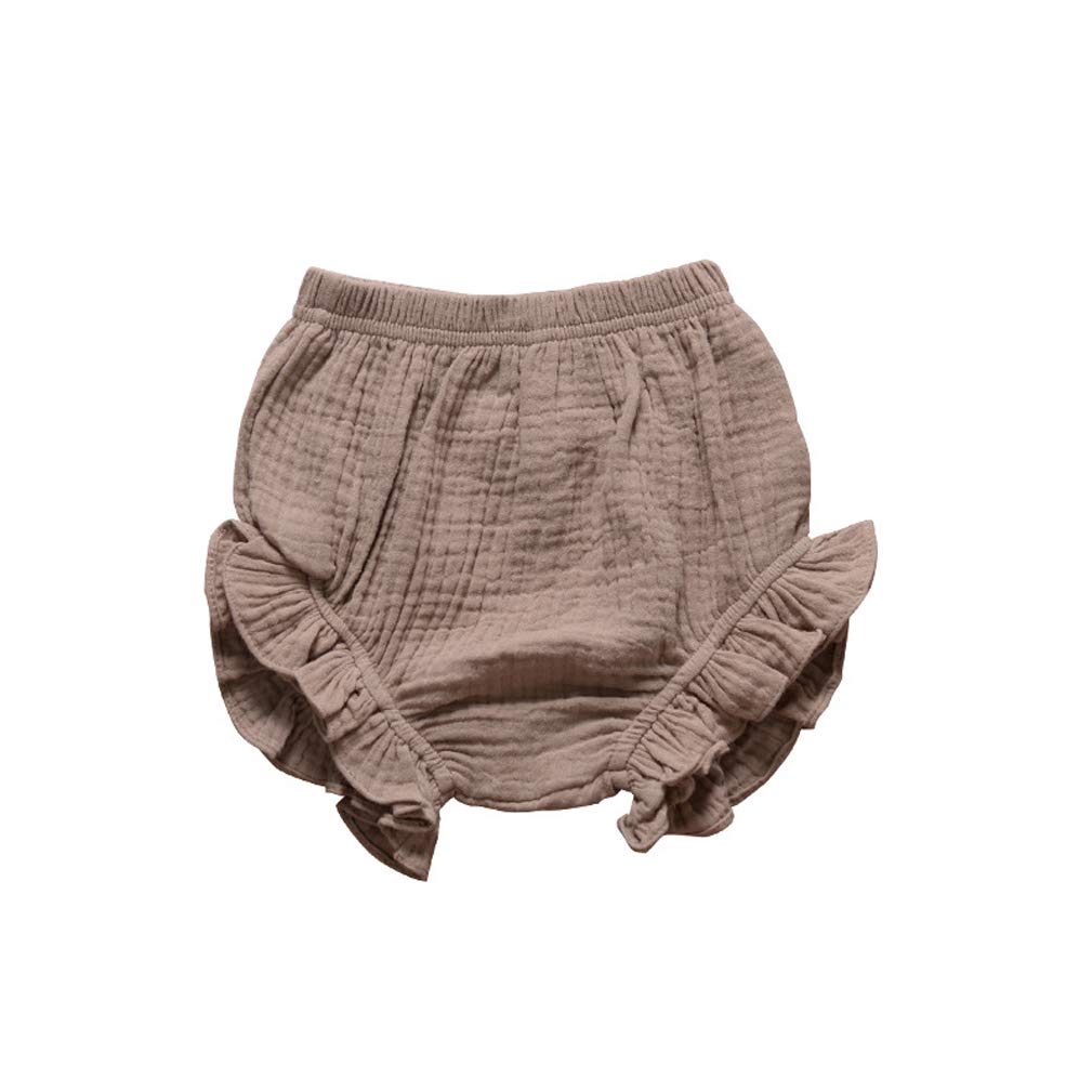 Newborn Baby Shorts Set - 3PC Cotton Linen Bloomers for Girls & Boys | Playtime & Summer Outfits