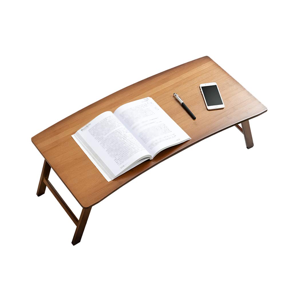 SHYM Natural Bamboo Folding Camp Table - Portable & Lightweight for Outdoor Picnics, Camping, Dorm Room, Bedside Desk & Breakfast Serving Tray | Easy to Carry & Set Up
