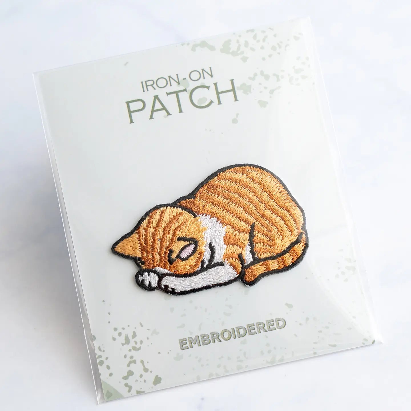 Cute Golden Kitten Iron On Patch for DIY Clothes, Bags & Hats - Embroidered Applique for Denim Jackets, Backpacks & Crafts