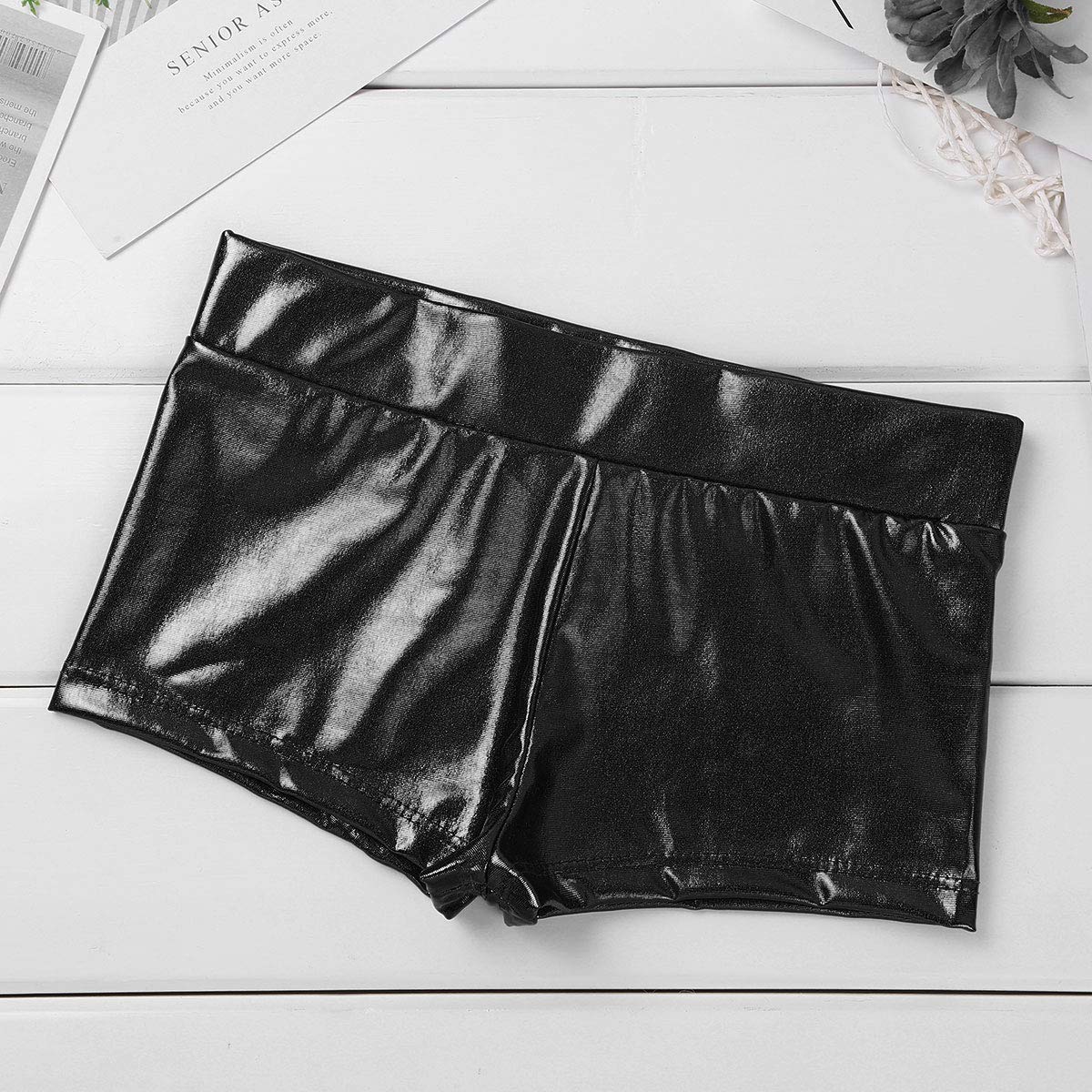Girls' Sports Bra & Booty Shorts Set - Breathable Workout Outfit for Gymnastics, Ballet, Dance, Yoga & Swimming | Activewear for Kids