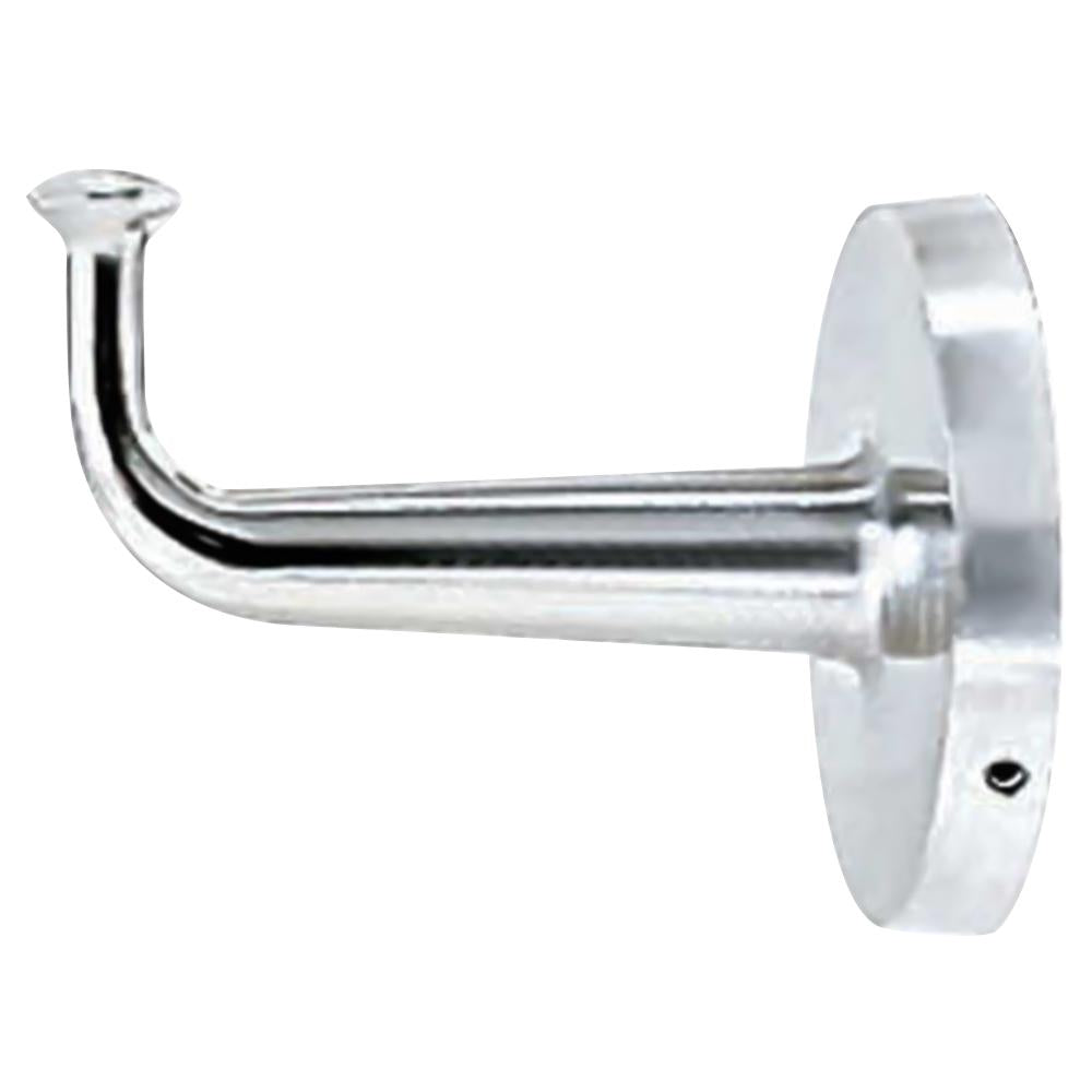 Bobrick B2116 Concealed Surface Mounted Clothes Hook - Satin Nickel Finish for Bathroom, Locker Room & Home Organization