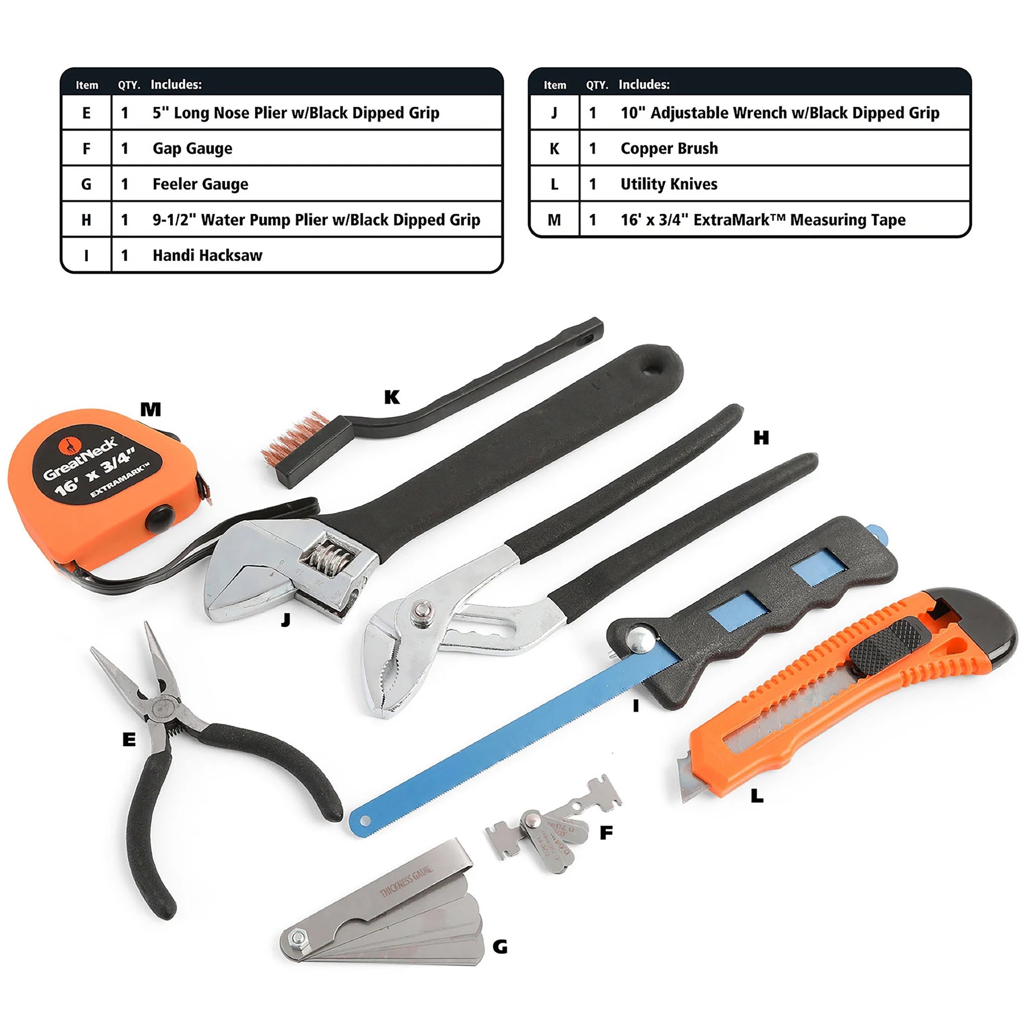 **GreatNeck MS125 125-Piece Marine Tool Set - Waterproof Boat Tool Kit with Chrome Plated Tools for Emergency Repairs & Maintenance | Ideal for Boating, Fishing, and Marine Adventures**