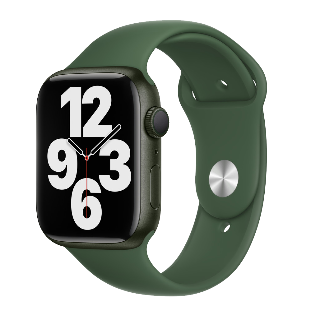 Apple Watch Series 7 (45mm, GPS + Cellular) - Green Aluminum Case with Sport Band | Smartwatch for Fitness Tracking, Heart Rate Monitoring & Calls | Perfect for Running, Swimming & Daily Wear
