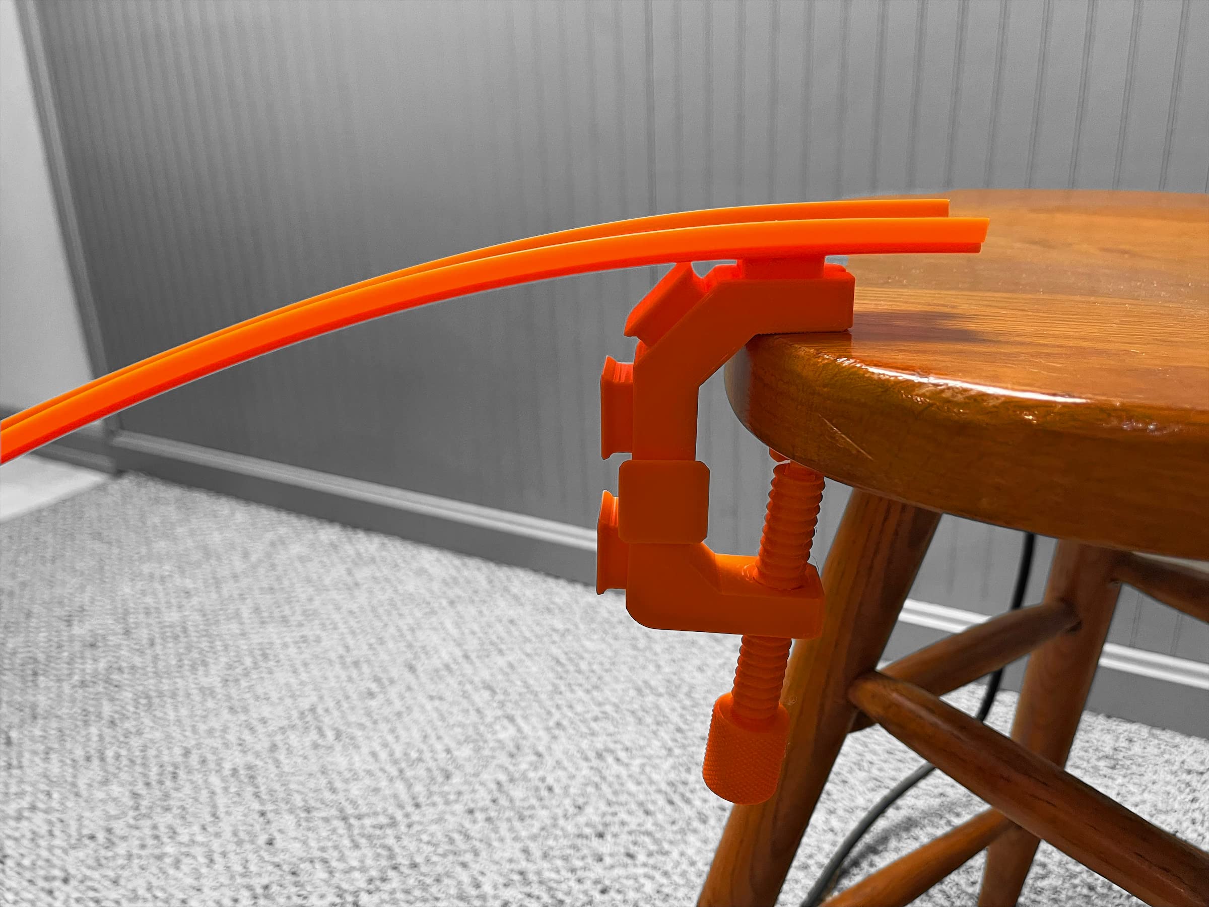 Hot Wheels Track Clamp - Orange & Blue Track Connector for Hot Wheels Cars | Durable Plastic Clips for Building Custom Race Tracks | Perfect for Kids Playroom, Birthday Gifts & DIY Car Racing Sets
