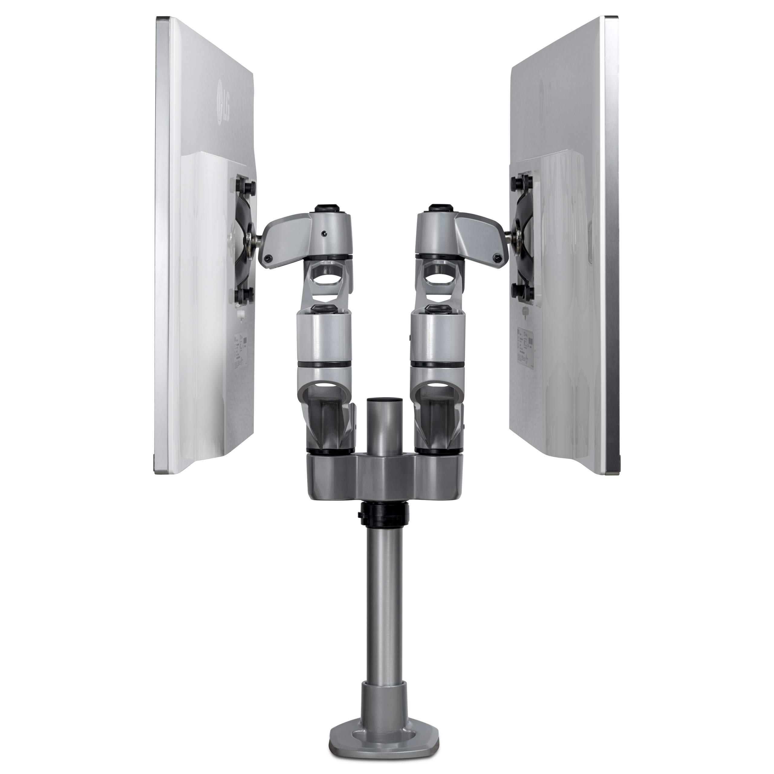 StarTech.com Premium Dual Monitor Arm Desk Mount - Adjustable Height, Tilt, Swivel & Rotate - VESA 75x75/100x100mm - Fits 13