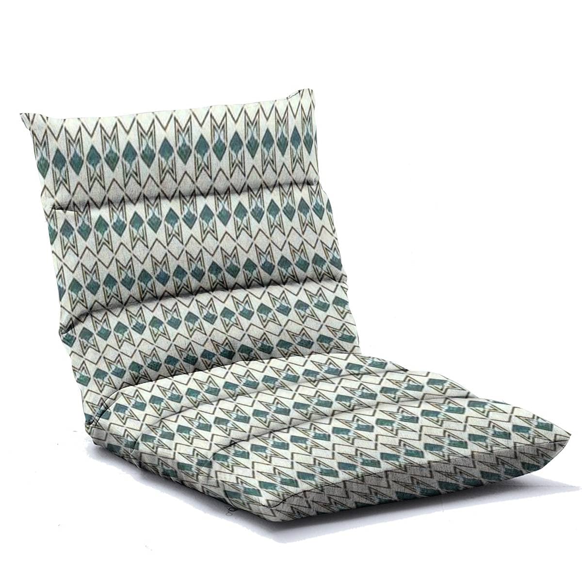 Adjustable 6-Position Memory Foam Floor Lounger with Seamless Chevron Pattern - Foldable Sofa Chair for Kids & Adults - Perfect for Reading, Watching TV, Gaming & Relaxing at Home