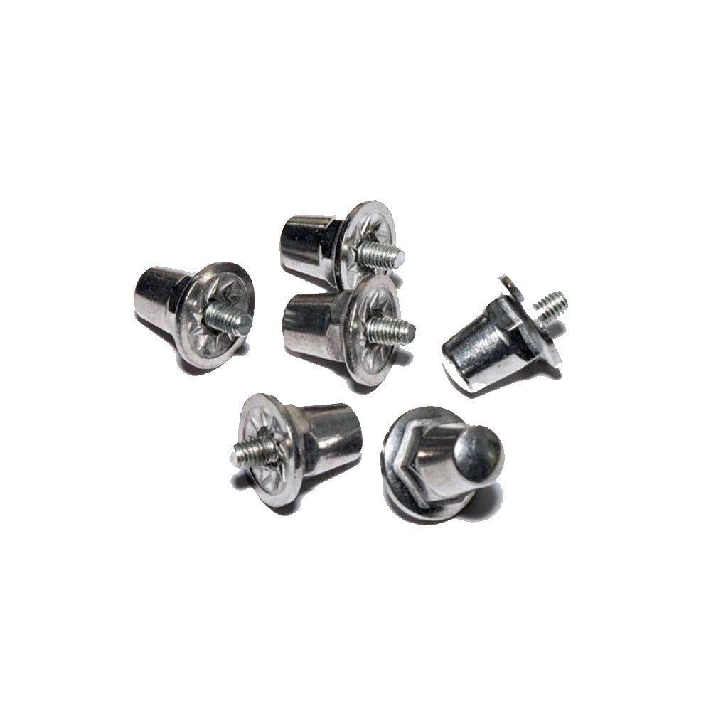 16mm Aluminum Rugby Studs for Football Cleats - Durable Metal Soccer Cleats for Rugby, Football & Field Sports