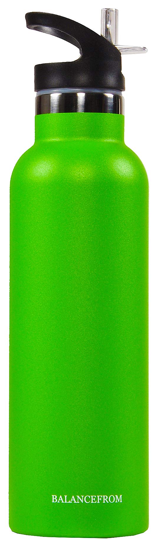 Signature Fitness Double-Wall Vacuum Insulated Stainless Steel Water Bottle - 3 Lids, 20oz/32oz, Leakproof & Sweatproof, BPA-Free (Multiple Colors) - Perfect for Gym, Hiking, Office & Outdoor Activities
