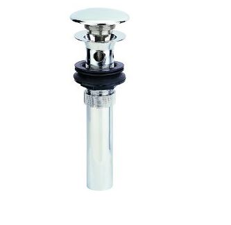 Dawn Standard Pop Up Drain - Stainless Steel Bathroom Sink Drain Stopper with Overflow, Easy Install for Bathroom, Kitchen & Utility Sinks (Perfect for Home Renovation & DIY Projects)