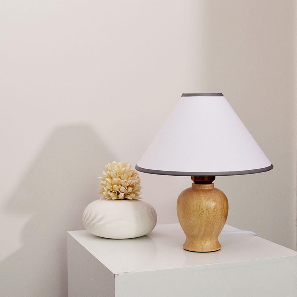 Modern Decorative Small Table Lamp - Bedside Nightstand Lamp for Bedroom, Office & Study Desk | Perfect for Reading, Working & Creating Cozy Ambiance