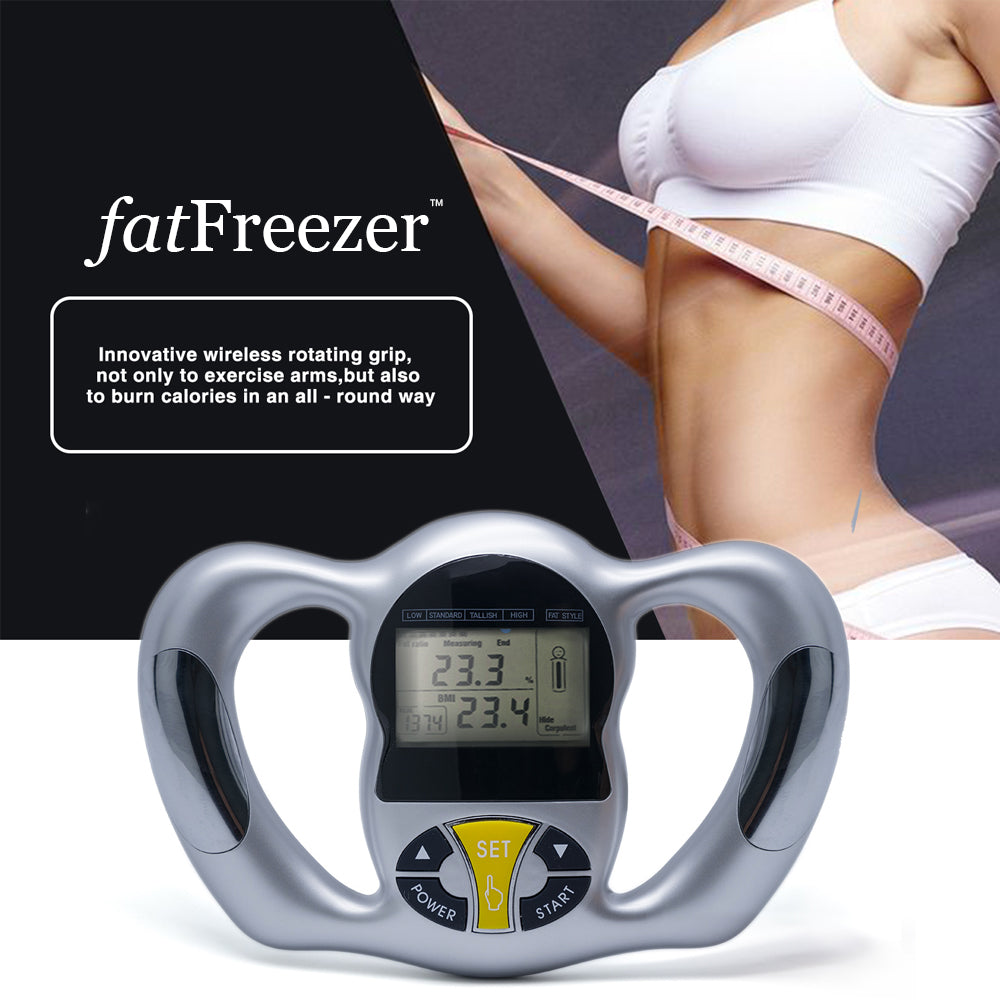 Digital Body Fat Analyzer - Portable Handheld BMI Scale with Smart Bluetooth App for Fitness Tracking & Weight Loss - Perfect for Home Gym, Health Monitoring & Personal Wellness