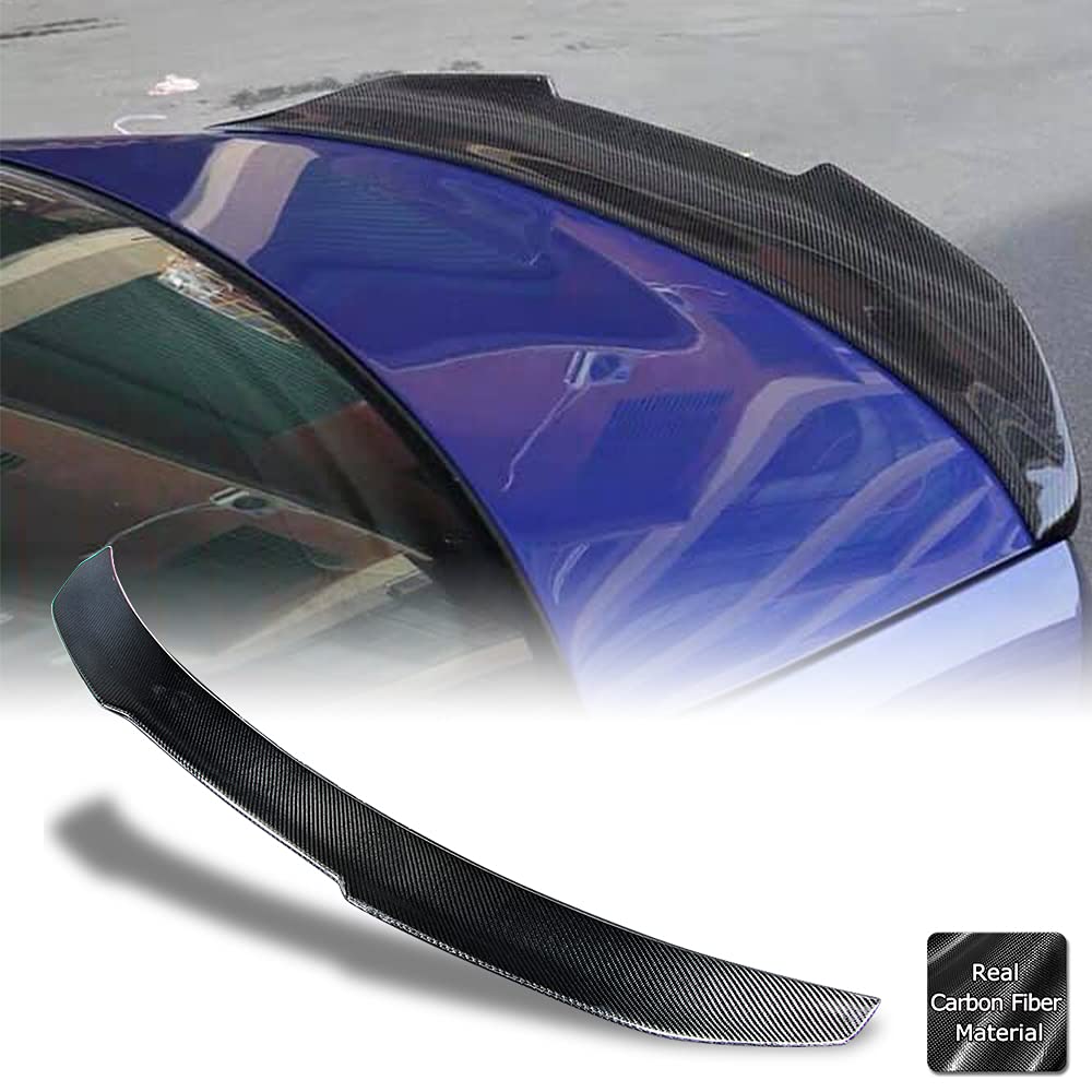AeroBon Real Carbon Fiber Trunk Spoiler for 2006-2013 BMW 3 Series E92 Coupe & E92 M3 Coupe | H-Style Rear Wing | High-Performance Upgrade for Sporty Look & Aerodynamics