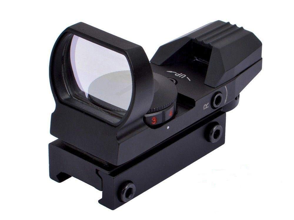 Tactical Red Dot Airsoft Goggles with 4 Markings - Compatible with 20mm/22mm Looms & Picatinny Rail System - Perfect for Airsoft, Paintball & Outdoor Shooting Sports
