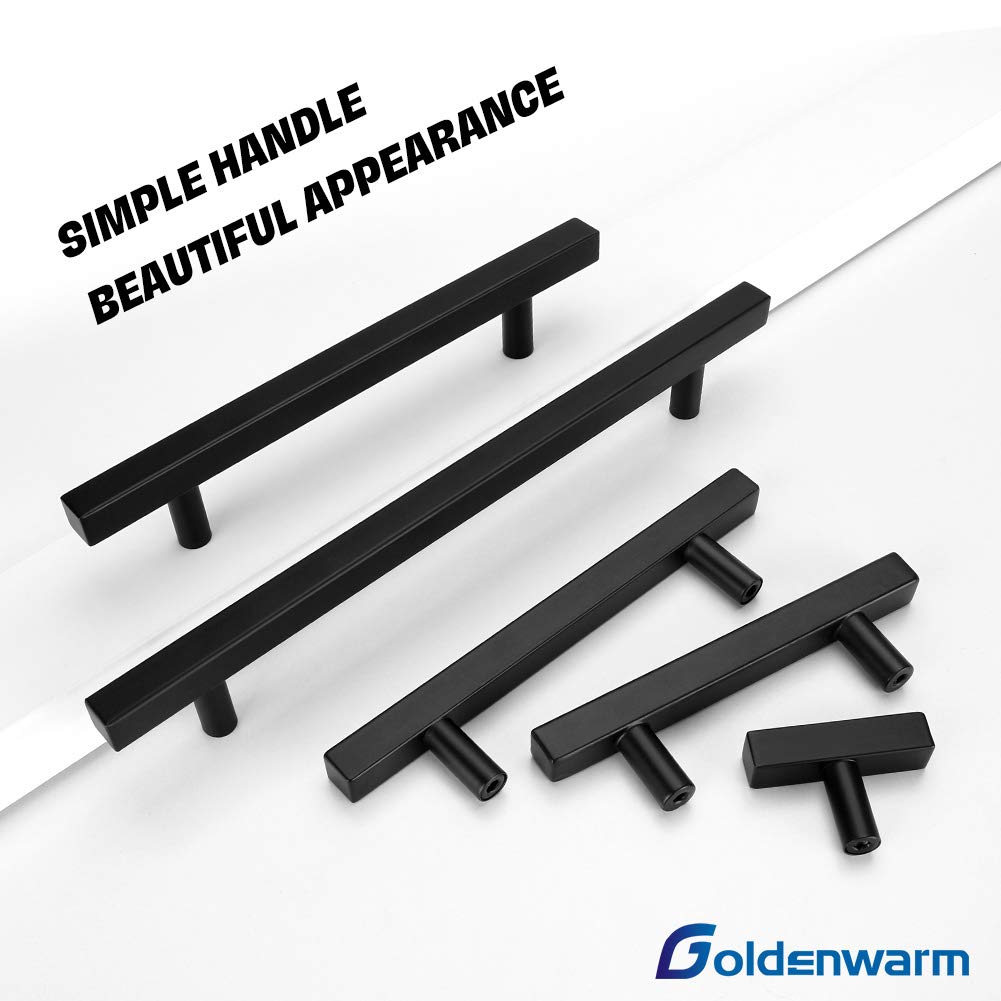 8 Pack Black Cabinet Pulls 5