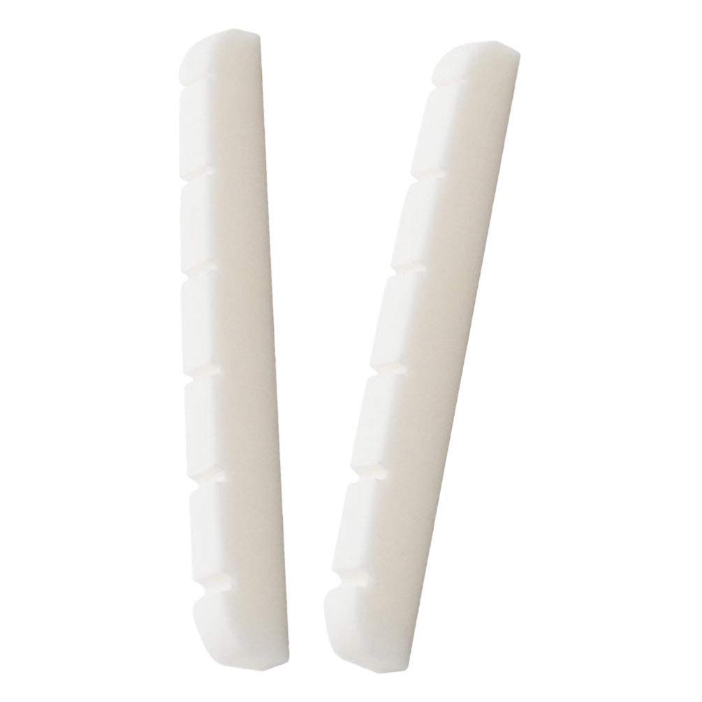 Premium 2-Piece Natural Bone Guitar Nut Set for Electric, Acoustic, Classical & Banjo – High-Quality White Bone Bridge Nut – Perfect for DIY Guitar Repair & Upgrades – Ideal for Musicians & Luthiers