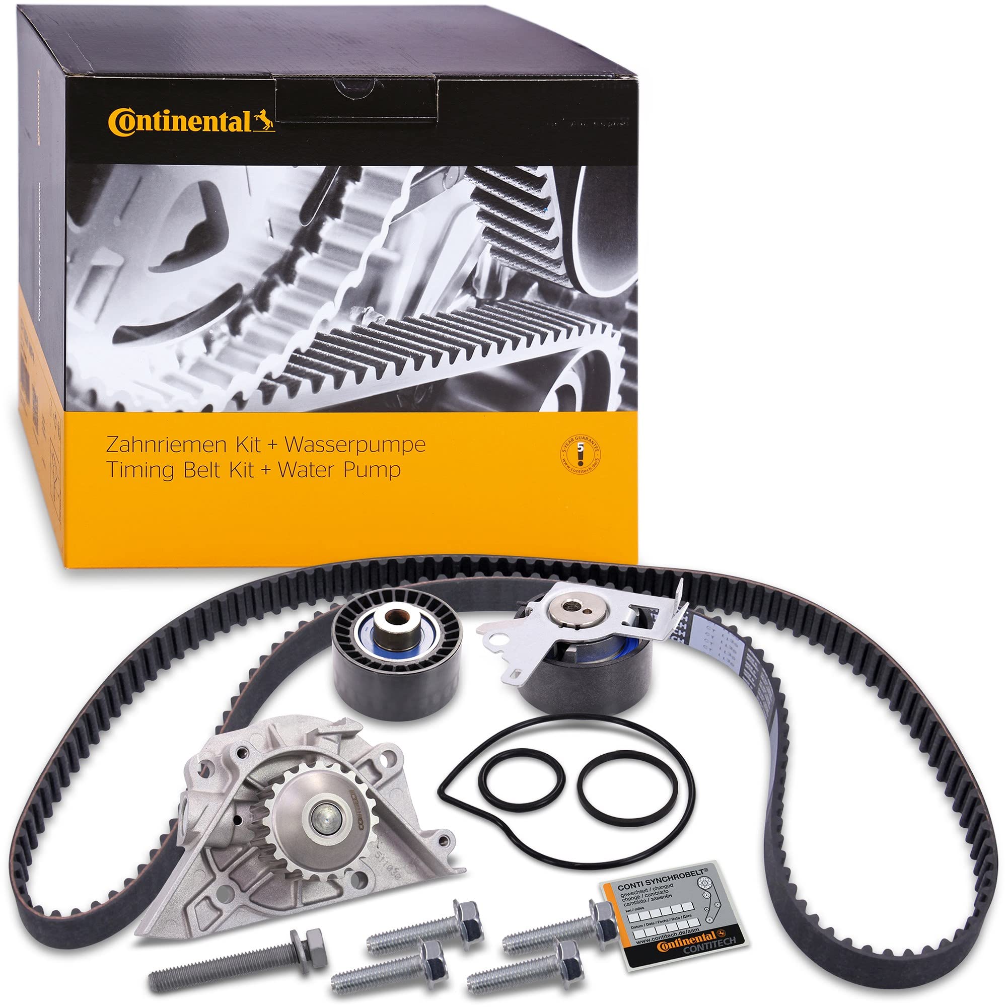 Continental Contitech CT1138WP1 Water Pump Timing Belt Kit - Replacement for High-Performance Engines - Perfect for Automotive Repair & Maintenance