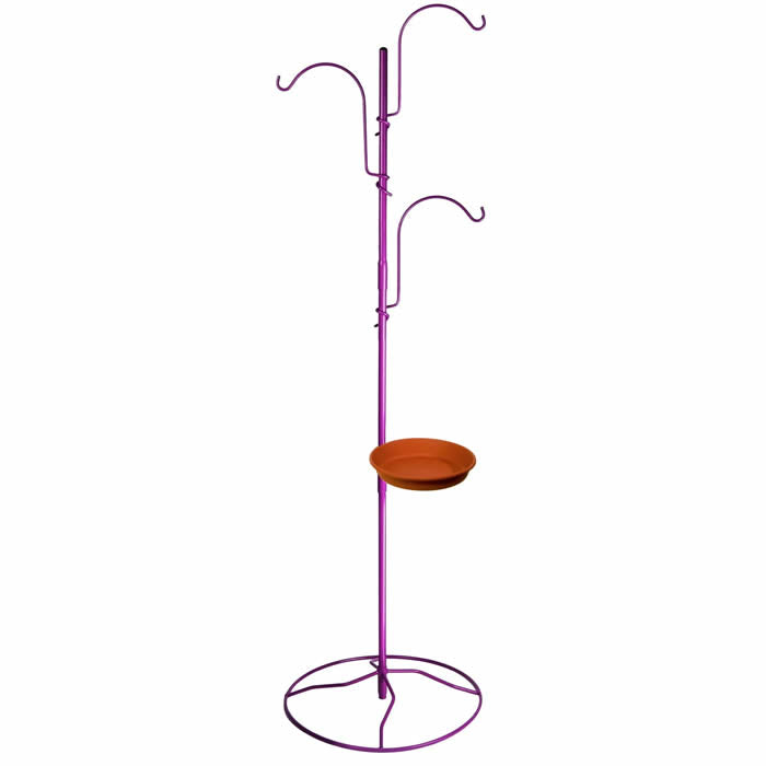 Purple Yard Tree Bird Feeder Hanger - Durable Outdoor Bird Feeding Station for Garden & Backyard (50% Off) - Perfect for Attracting Cardinals, Bluebirds & Finches to Your Outdoor Space