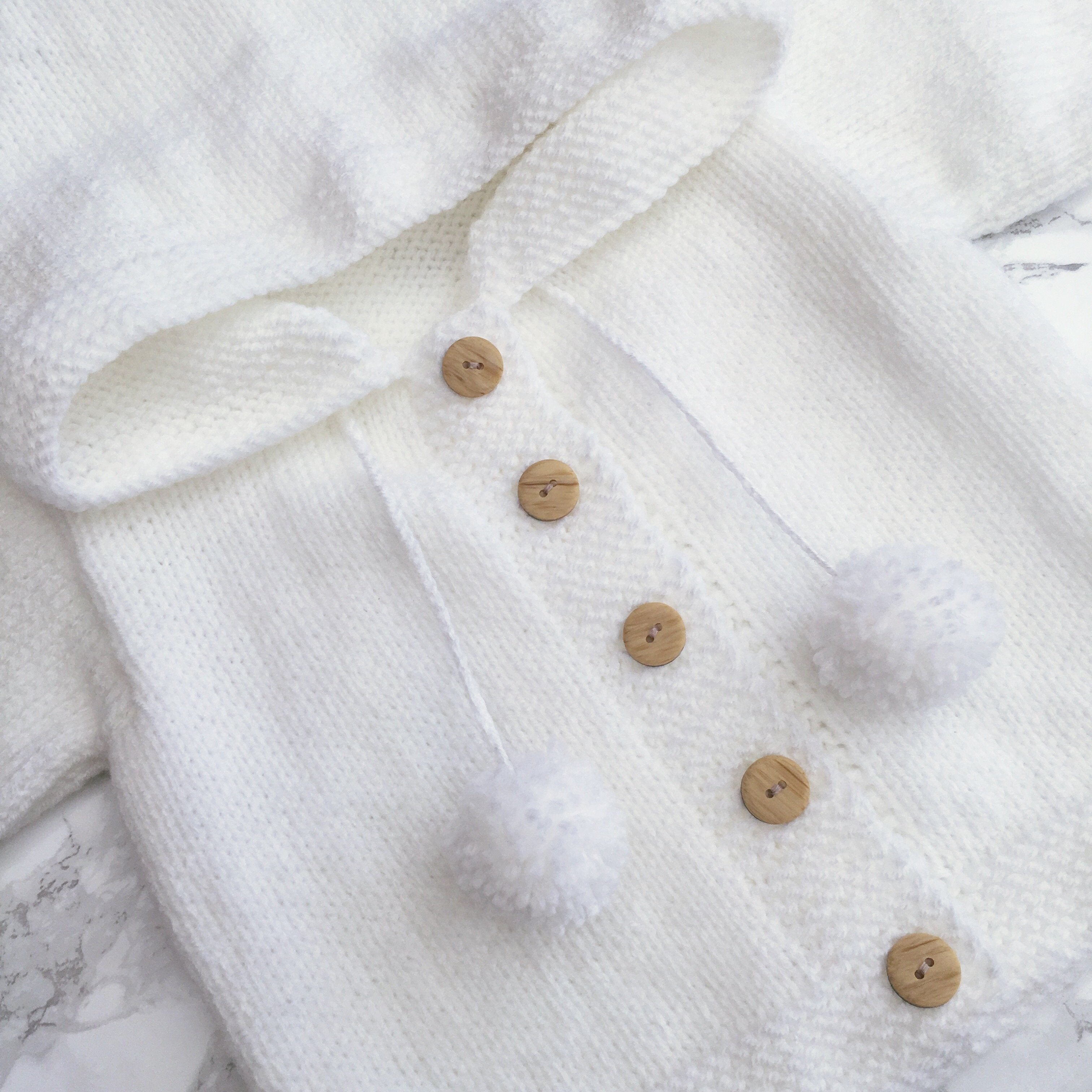 Custom White Pom Pom Hoodie for Women - Cozy Oversized Pullover Sweatshirt for Casual Wear, Loungewear & Winter Fashion