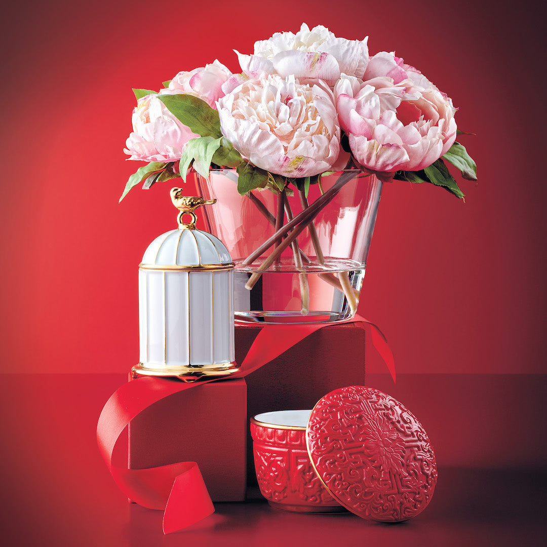 Beautiful Blush Peonies in 9-Inch Glass Vase - Perfect for Weddings, Home Decor & Romantic Gifts