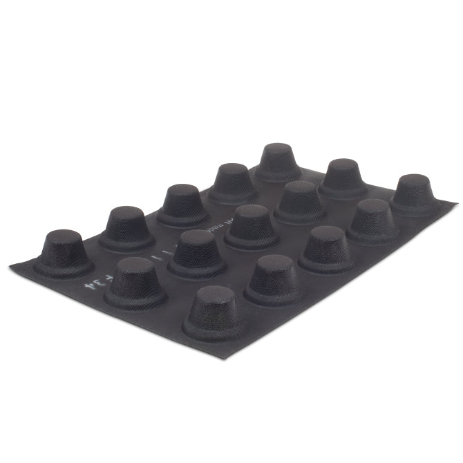 Flexipan Silicone Mushin Muffin Pan - 15-Cavity Non-Stick Baking Mold for Cupcakes, Muffins & Mini Cakes | Perfect for Home Baking, Party Desserts & Holiday Treats
