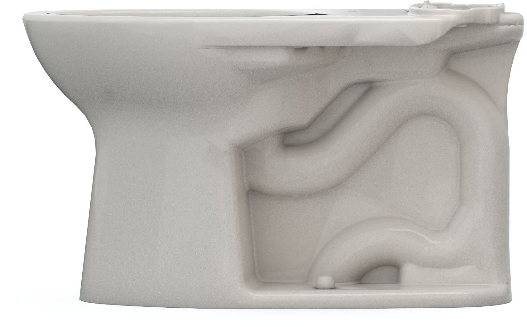 TOTO Drake Elongated Two-Piece Toilet with TORNADO FLUSH & CEFIONTECT Technology - Bone White (C776CEG#03) | Water-Efficient Bathroom Upgrade for Modern Homes