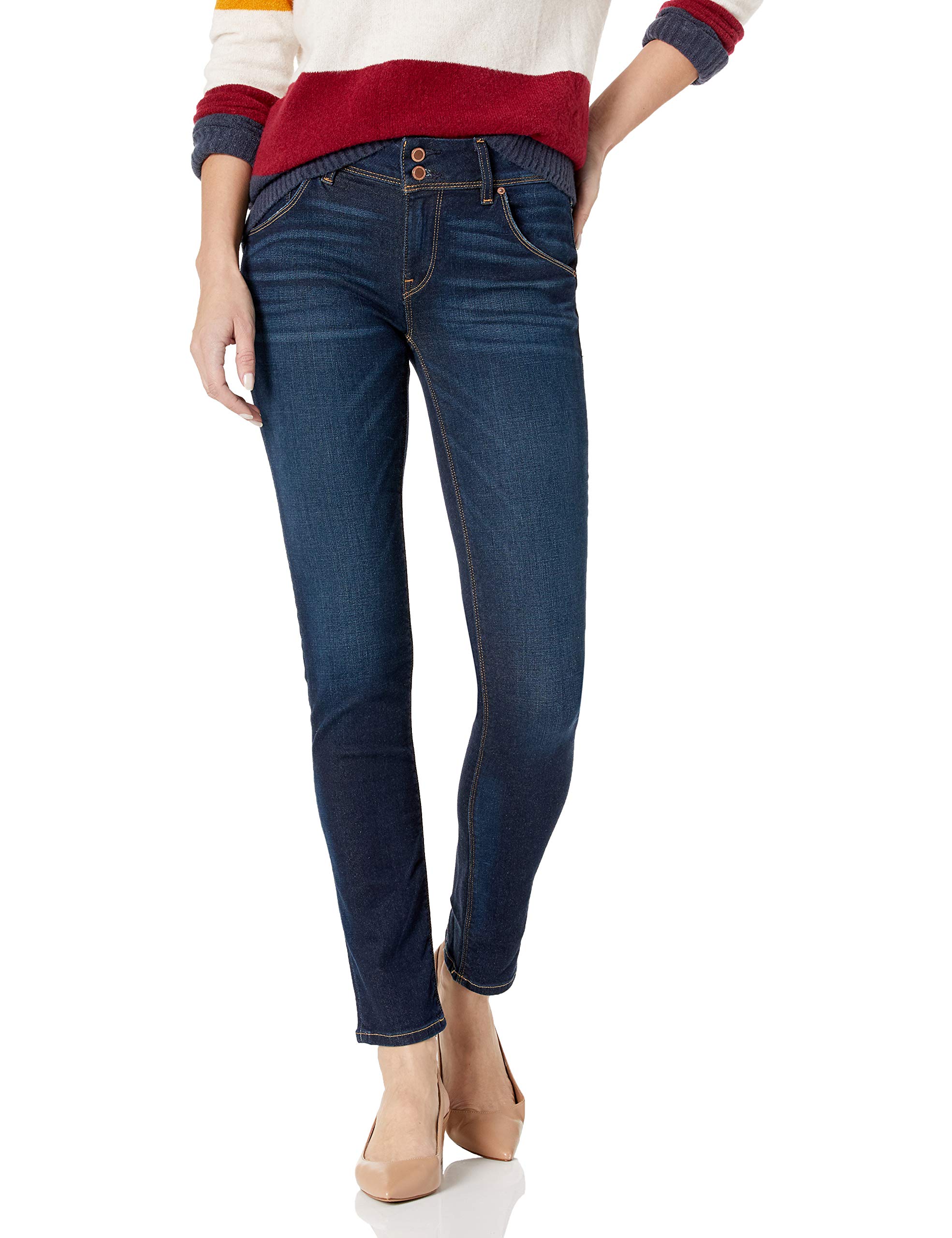 HUDSON Women's Bailee Midrise Crop Bootcut Jeans with Flap Pockets - Stylish Denim Pants for Casual Wear, Work & Weekend Outfits